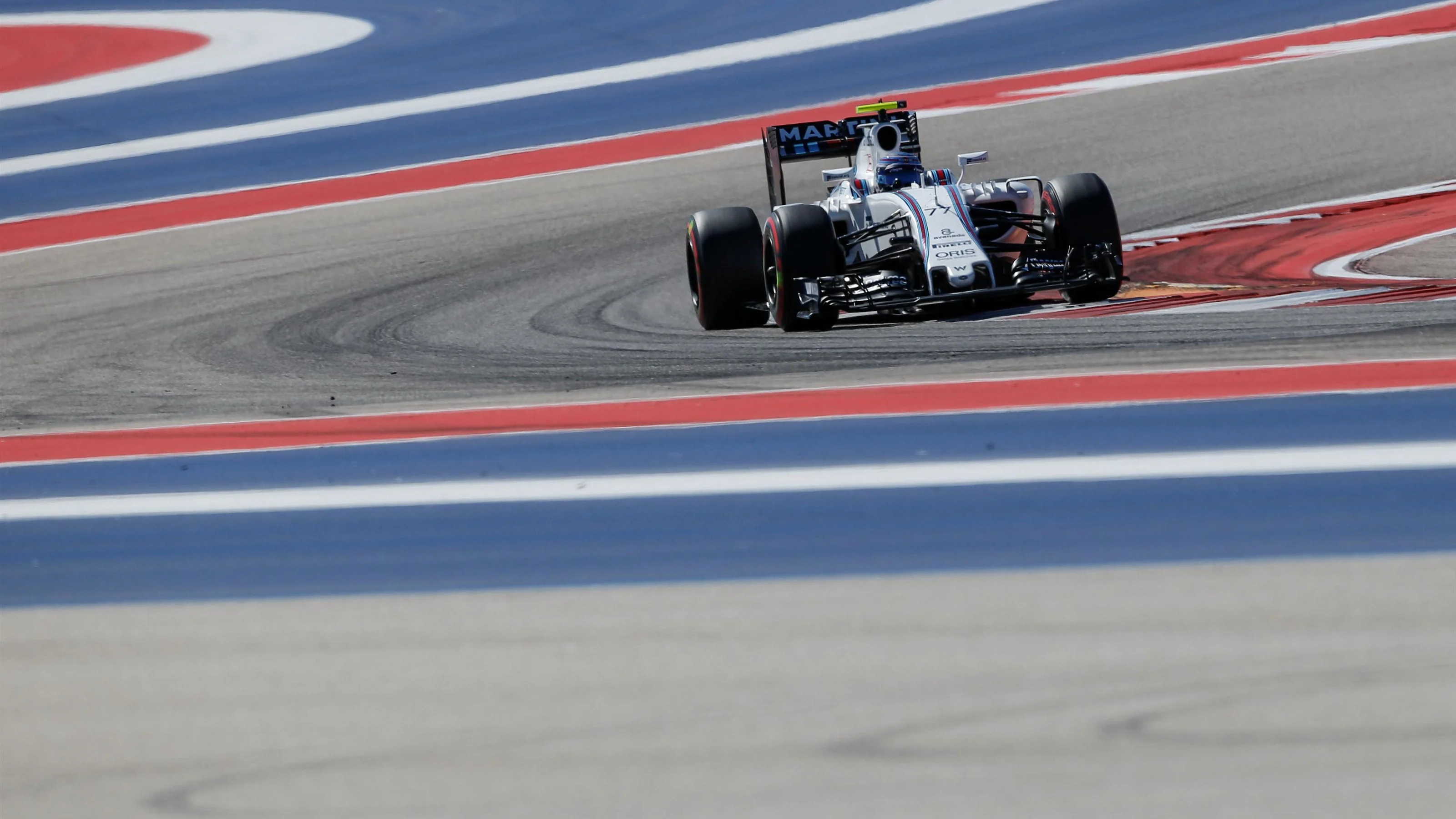 Valtteri Bottas (FIN) Williams FW38 at Formula One World Championship, Rd18, United States Grand