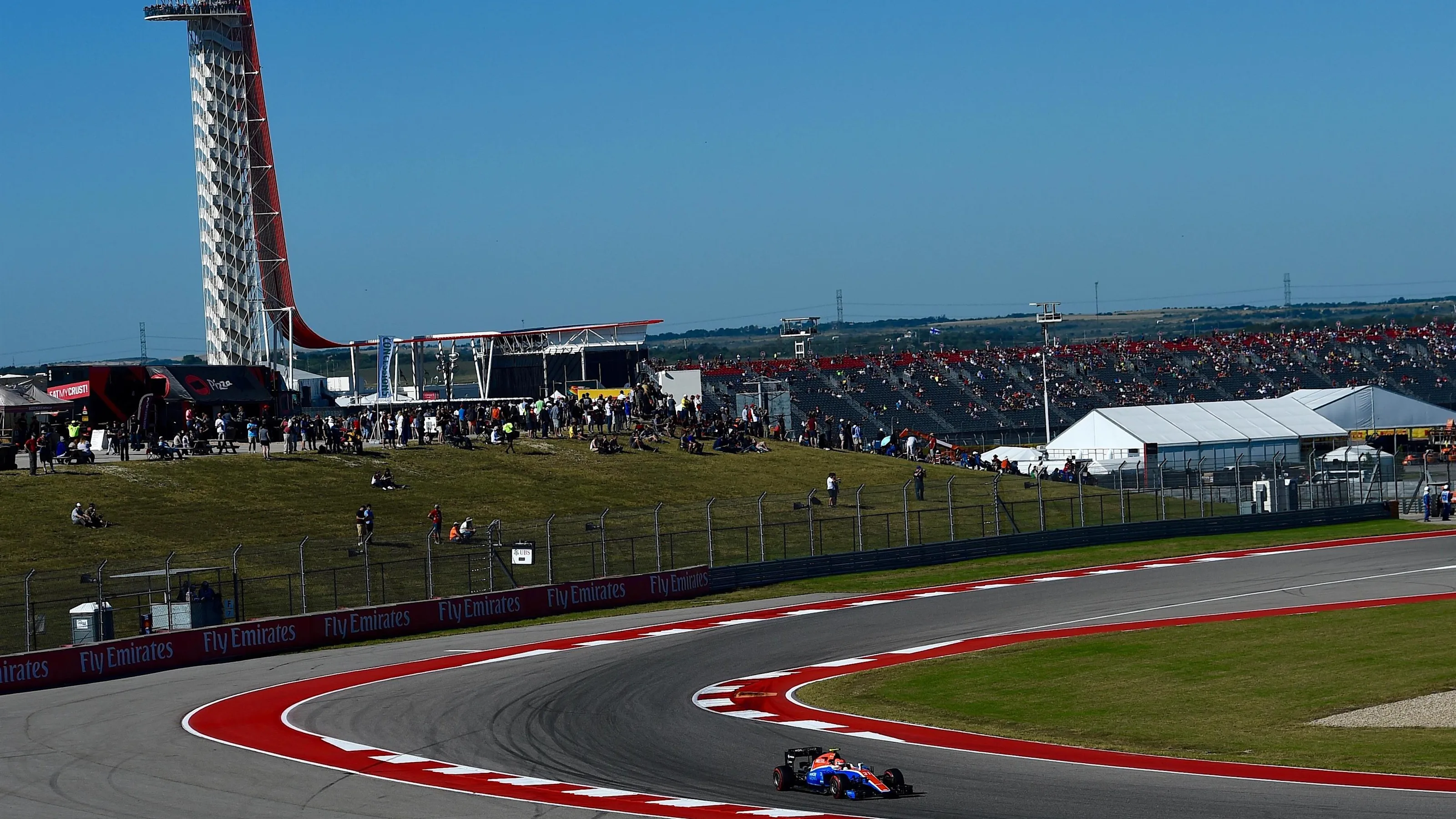 Esteban Ocon (FRA) Manor Racing MRT05 at Formula One World Championship, Rd18, United States Grand