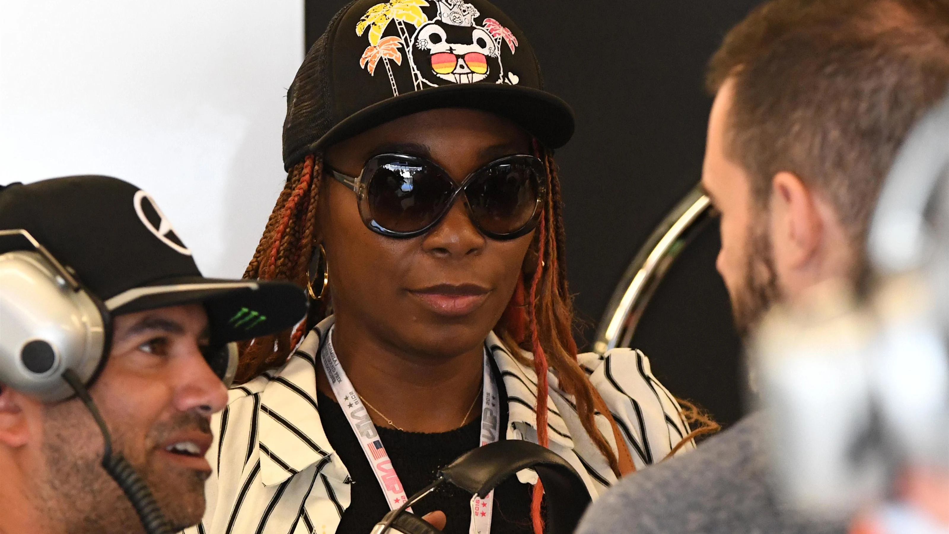 Venus Williams (USA) Tennis Player at Formula One World Championship, Rd18, United States Grand