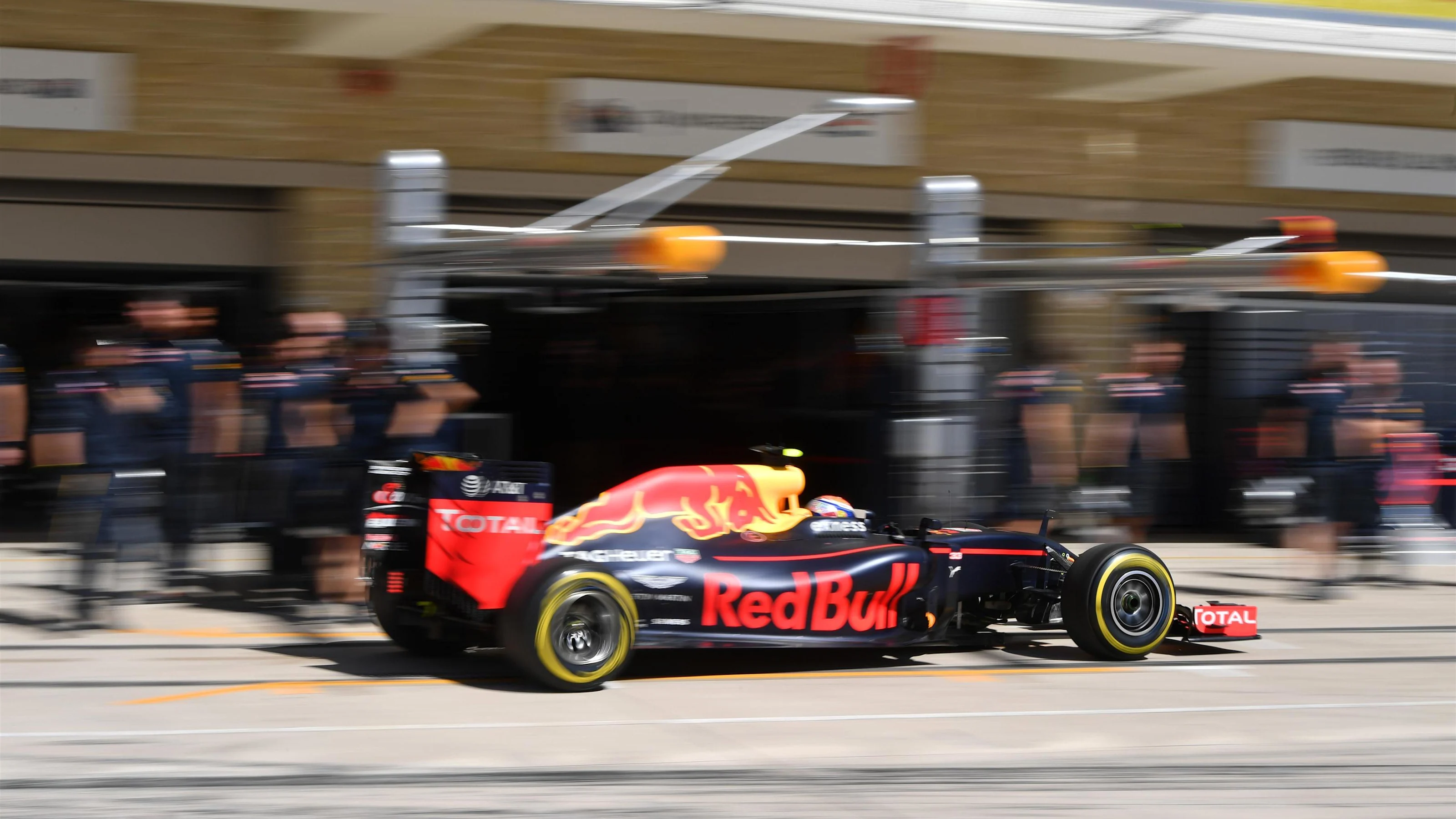 Max Verstappen (NED) Red Bull Racing RB12 at Formula One World Championship, Rd18, United States