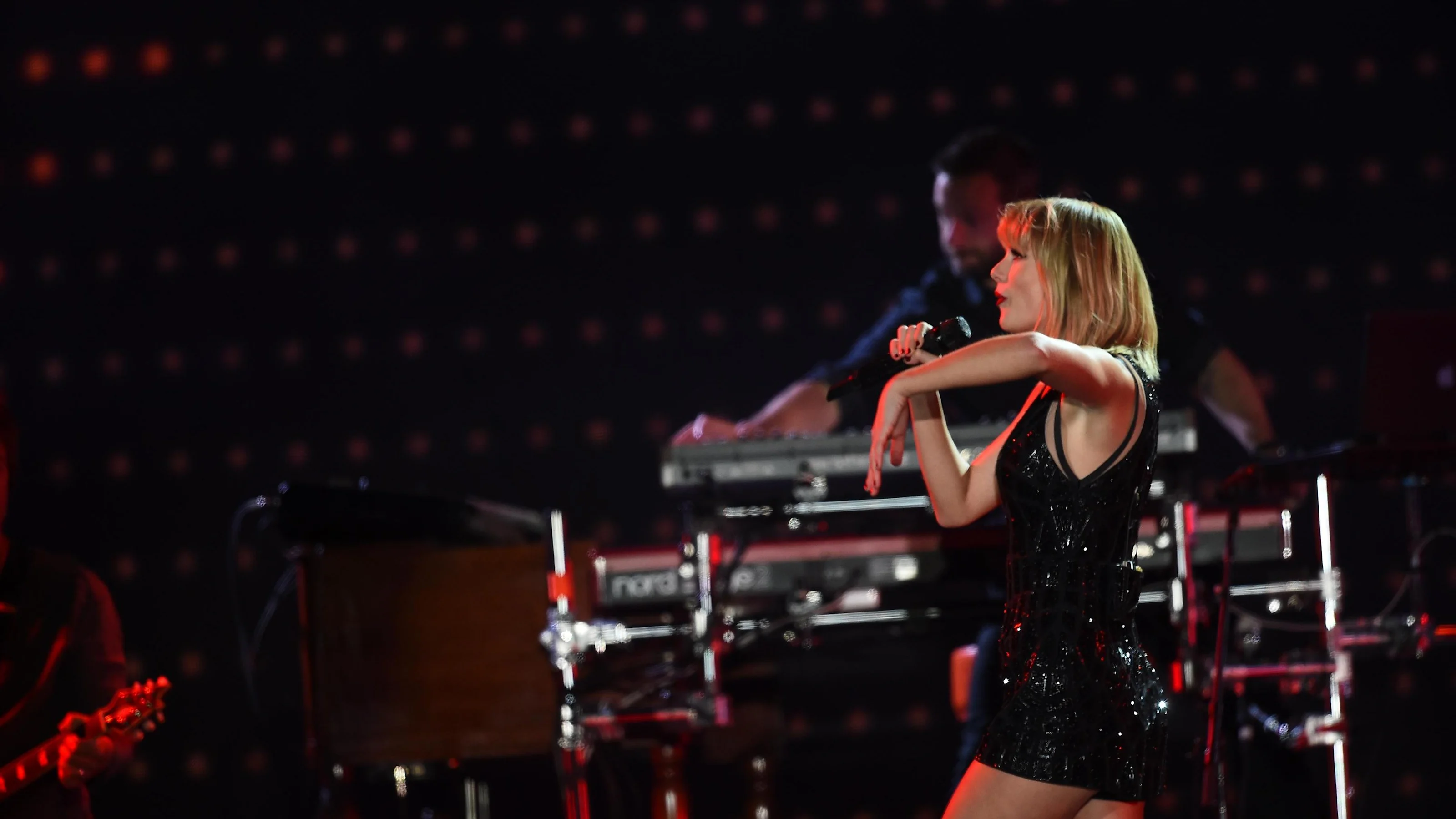 Taylor Swift (USA) in concert at Formula One World Championship, Rd18, United States Grand Prix,