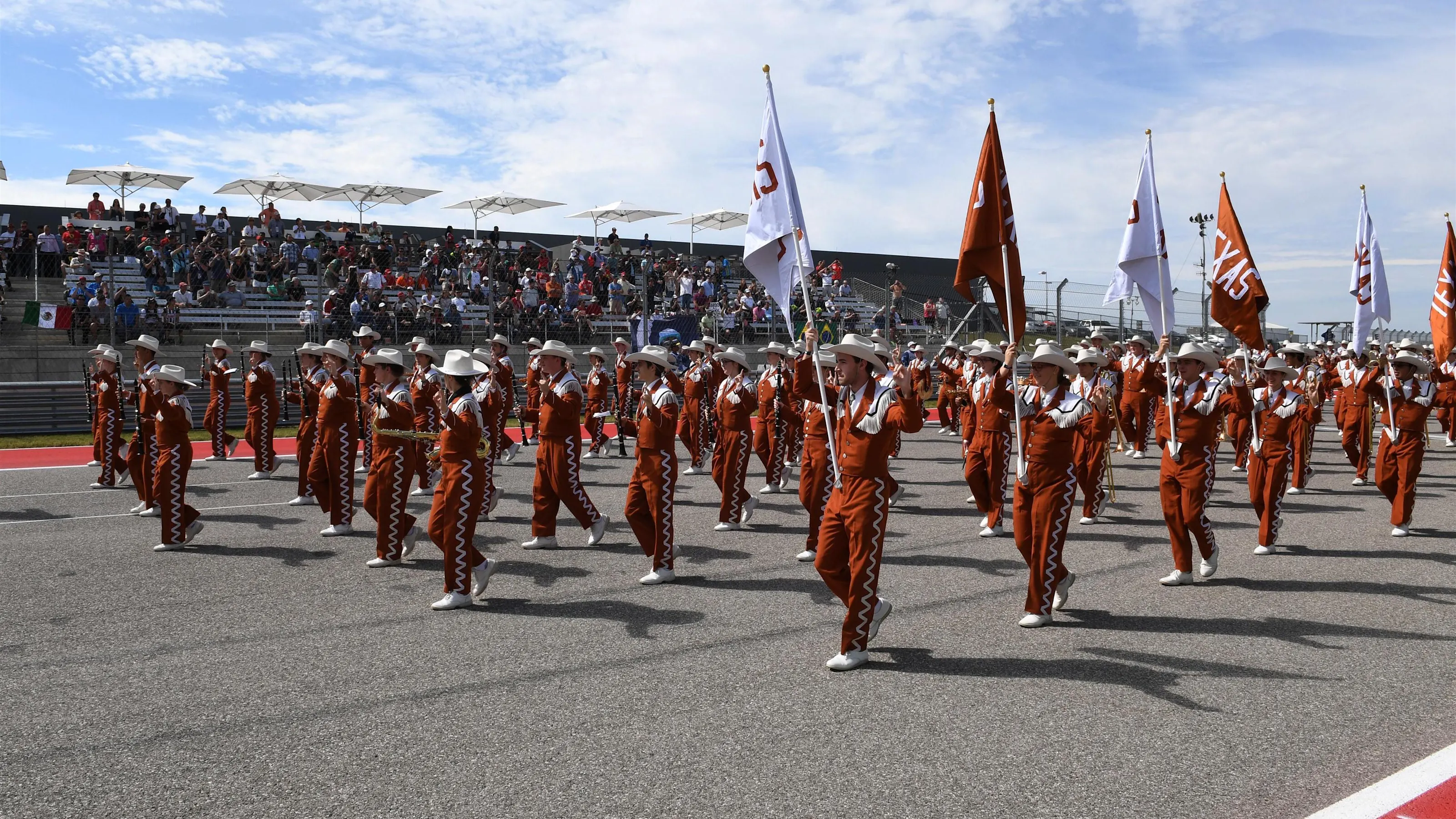 Band at Formula One World Championship, Rd18, United States Grand Prix, Race, Circuit of the