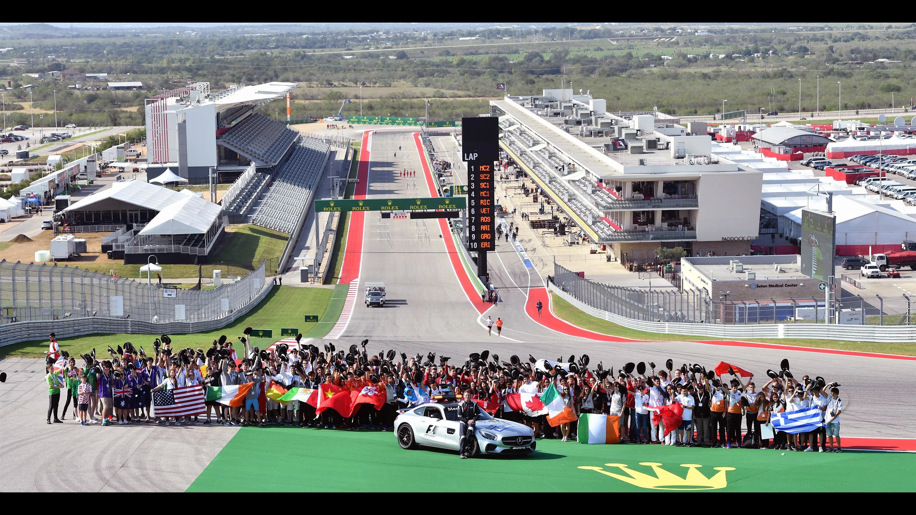F1 in Schools 2016 Group Photo at Formula One World Championship, Rd18, United States Grand Prix,