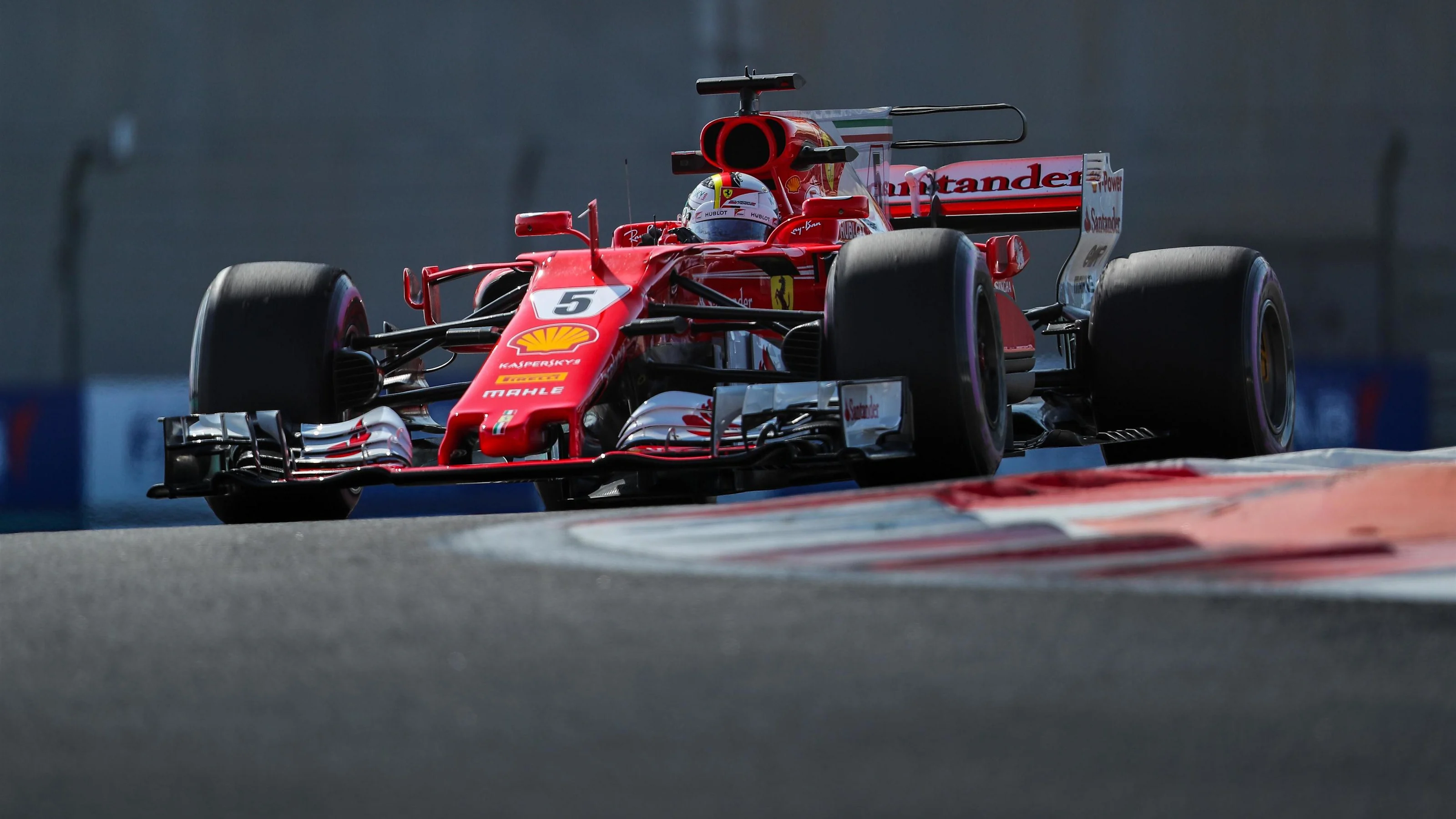 Sebastian Vettel (GER) Ferrari SF70-H at Formula One World Championship, Rd20, Abu Dhabi Grand