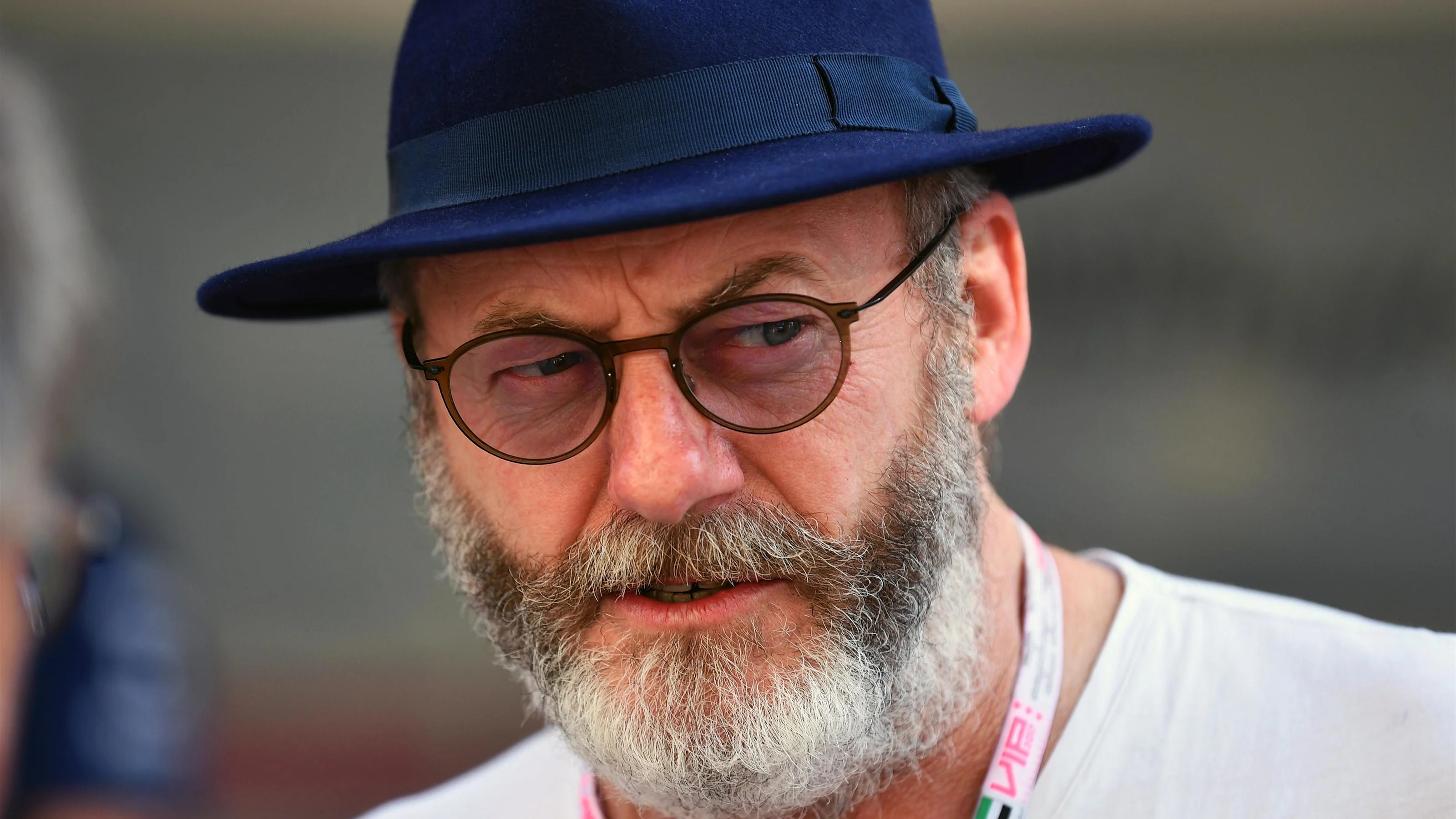 Liam Cunningham (IRL) at Formula One World Championship, Rd20, Abu Dhabi Grand Prix, Practice, Yas