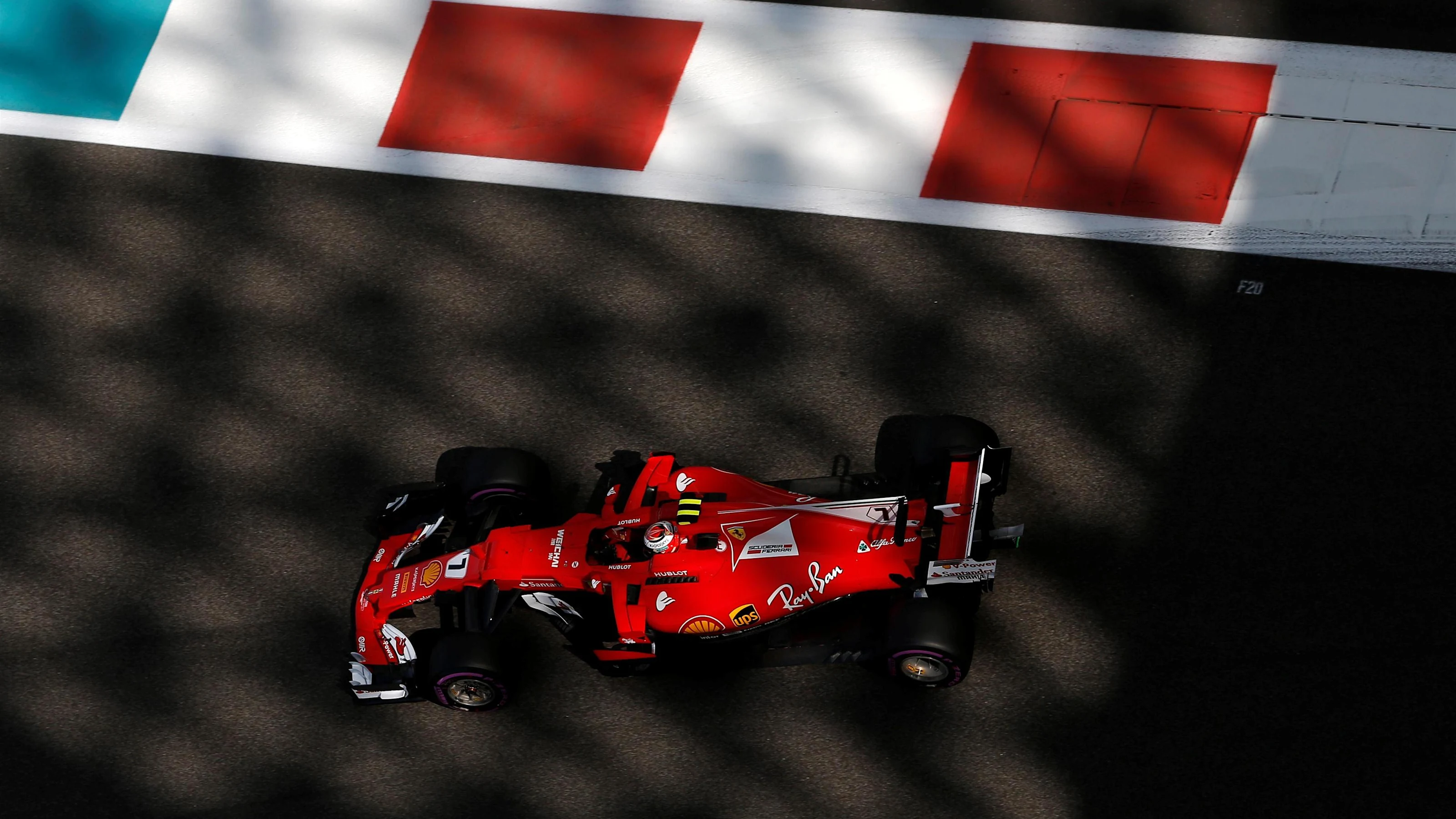 Kimi Raikkonen (FIN) Ferrari SF70-H at Formula One World Championship, Rd20, Abu Dhabi Grand Prix,
