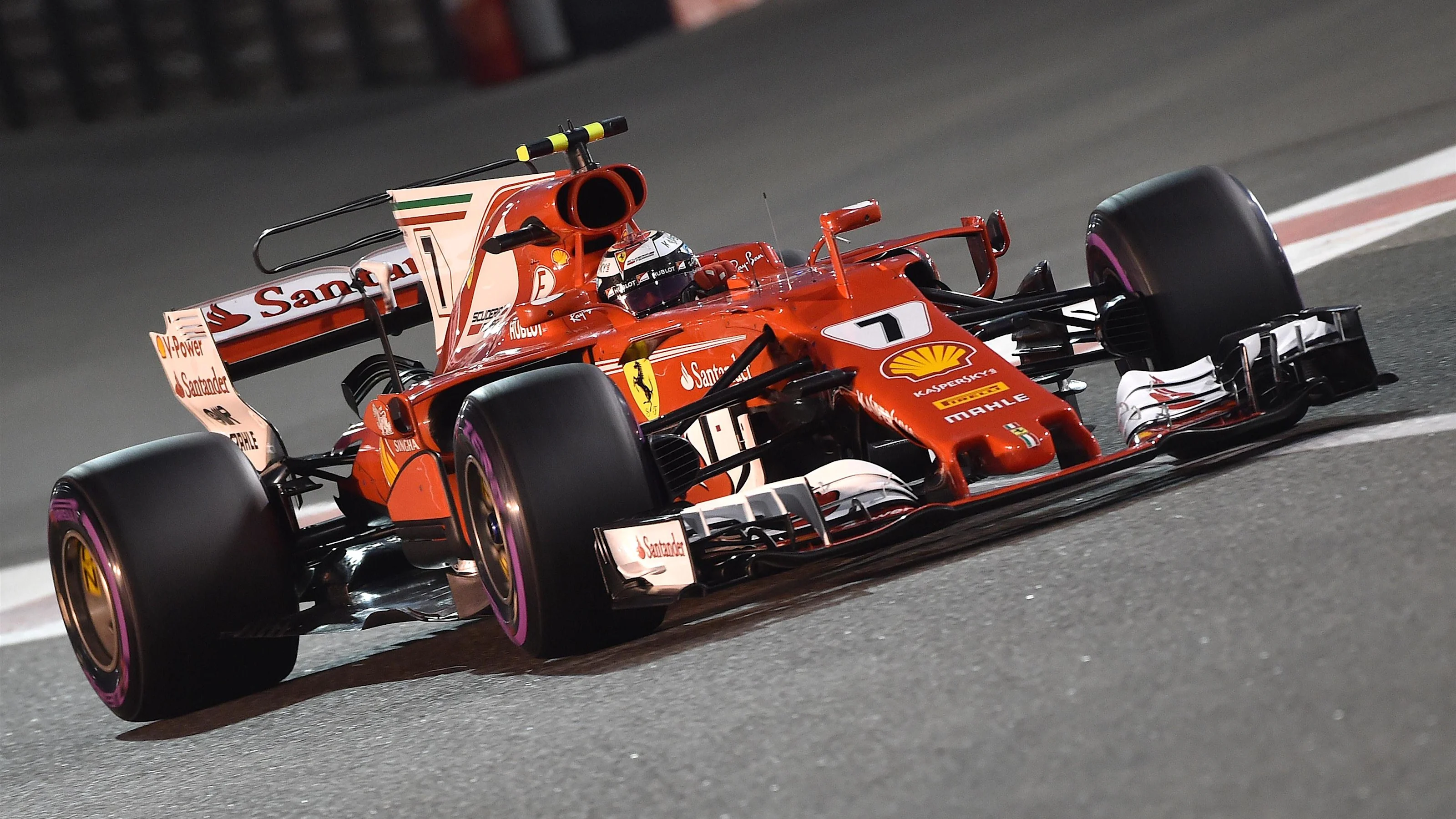 Kimi Raikkonen (FIN) Ferrari SF70-H at Formula One World Championship, Rd20, Abu Dhabi Grand Prix,