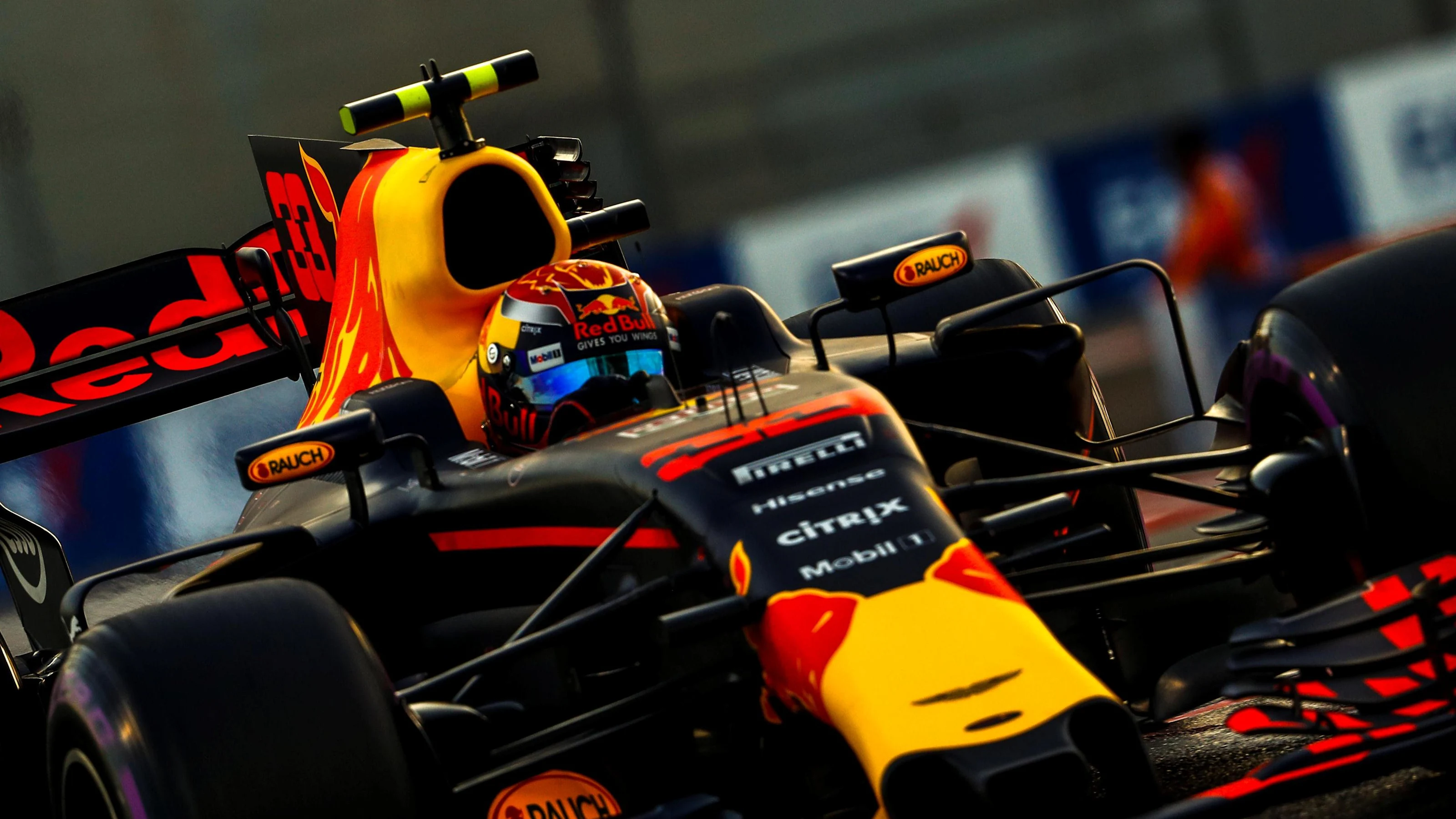 Max Verstappen (NED) Red Bull Racing RB13 at Formula One World Championship, Rd20, Abu Dhabi Grand