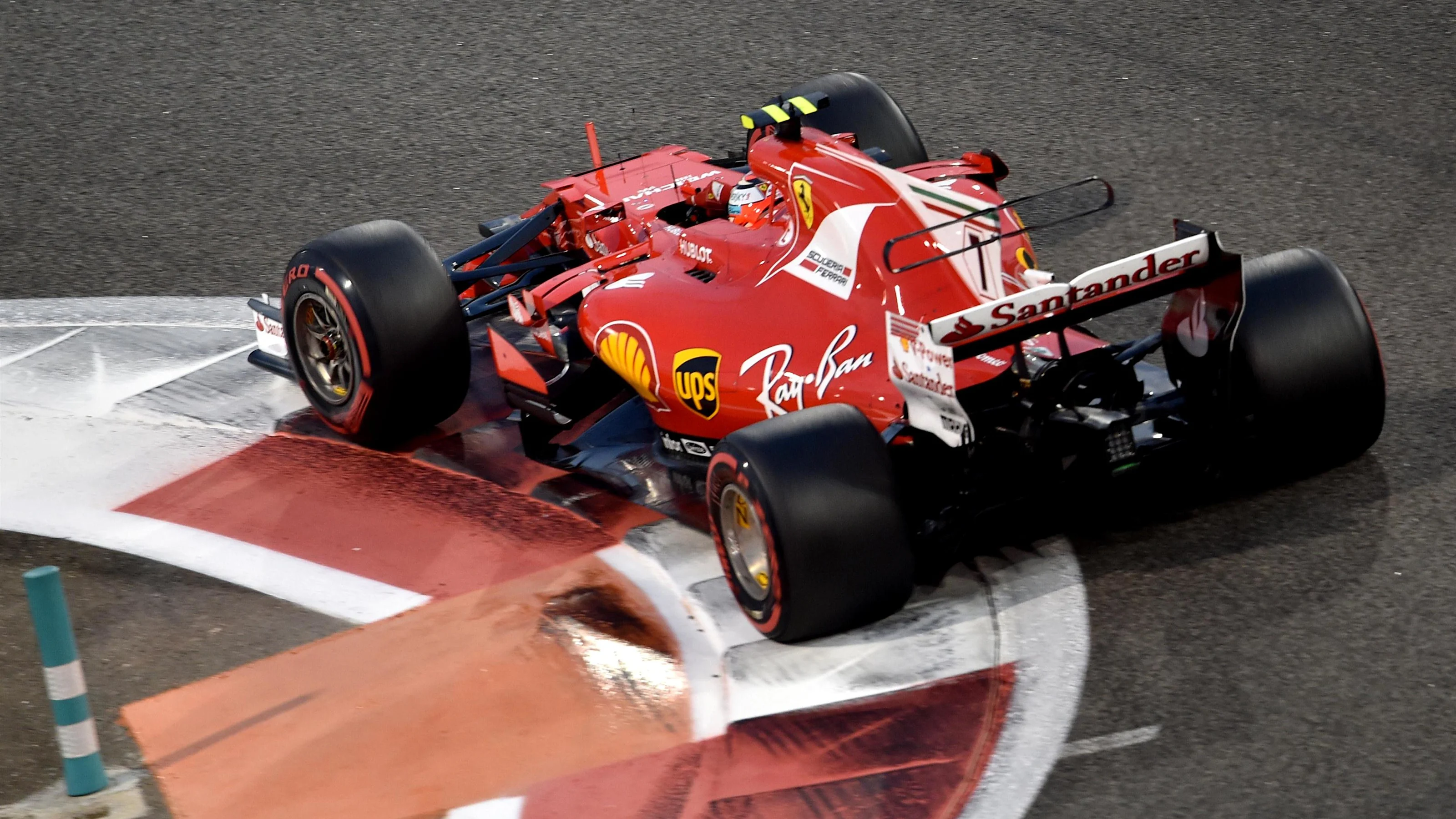 Kimi Raikkonen (FIN) Ferrari SF70-H at Formula One World Championship, Rd20, Abu Dhabi Grand Prix,