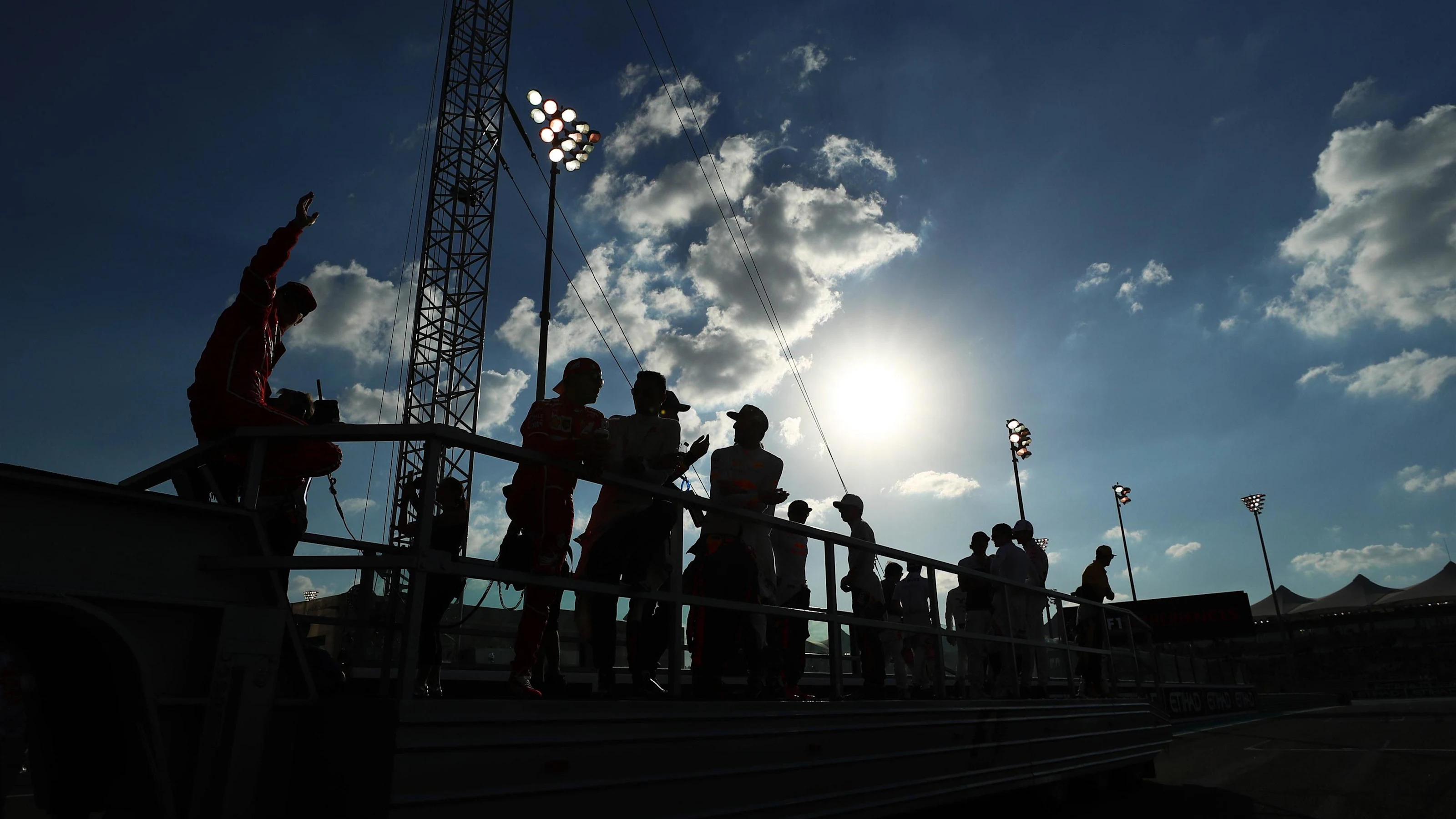 Drivers parade at Formula One World Championship, Rd20, Abu Dhabi Grand Prix, Race, Yas Marina