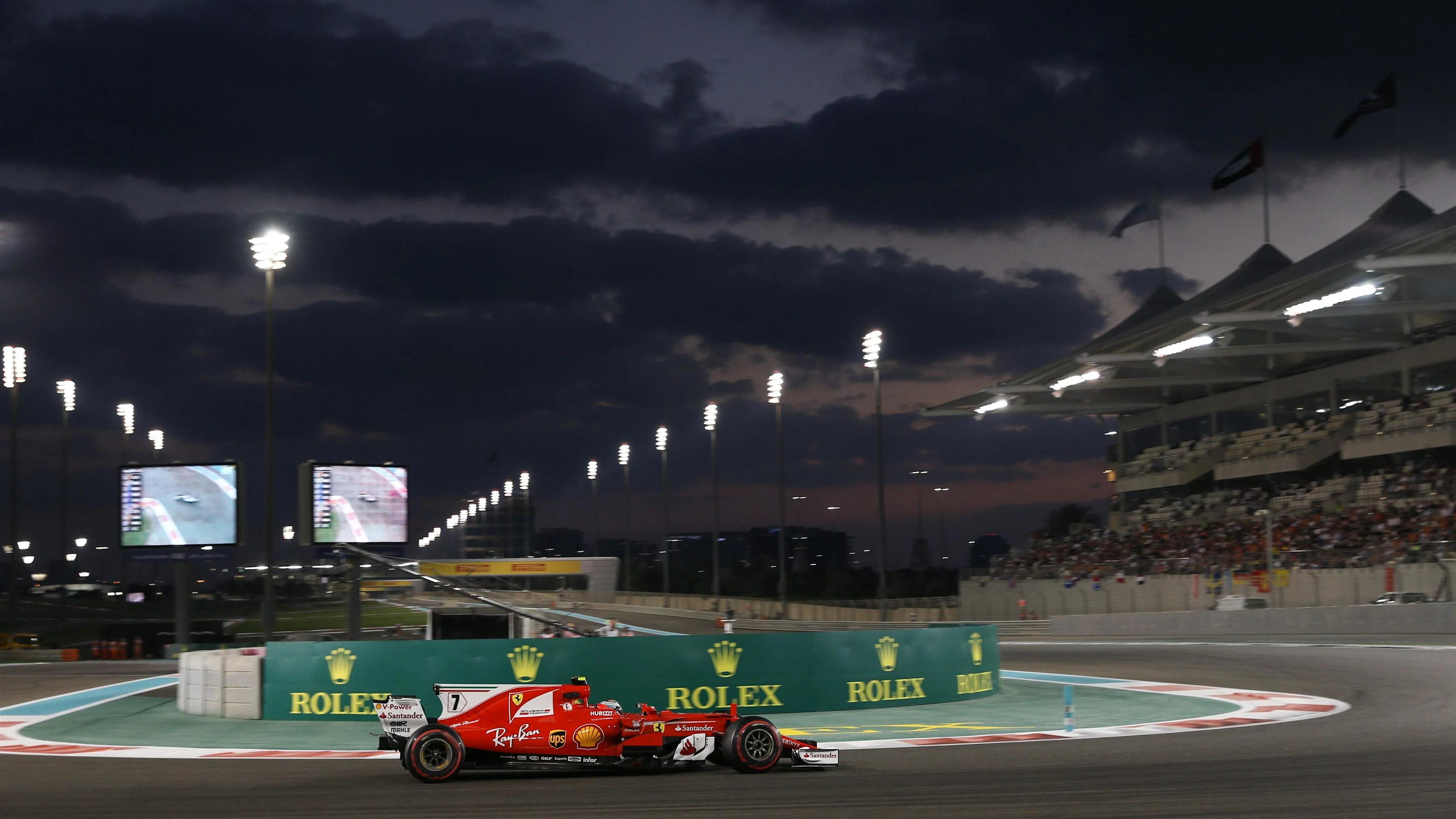 Kimi Raikkonen (FIN) Ferrari SF70-H at Formula One World Championship, Rd20, Abu Dhabi Grand Prix,