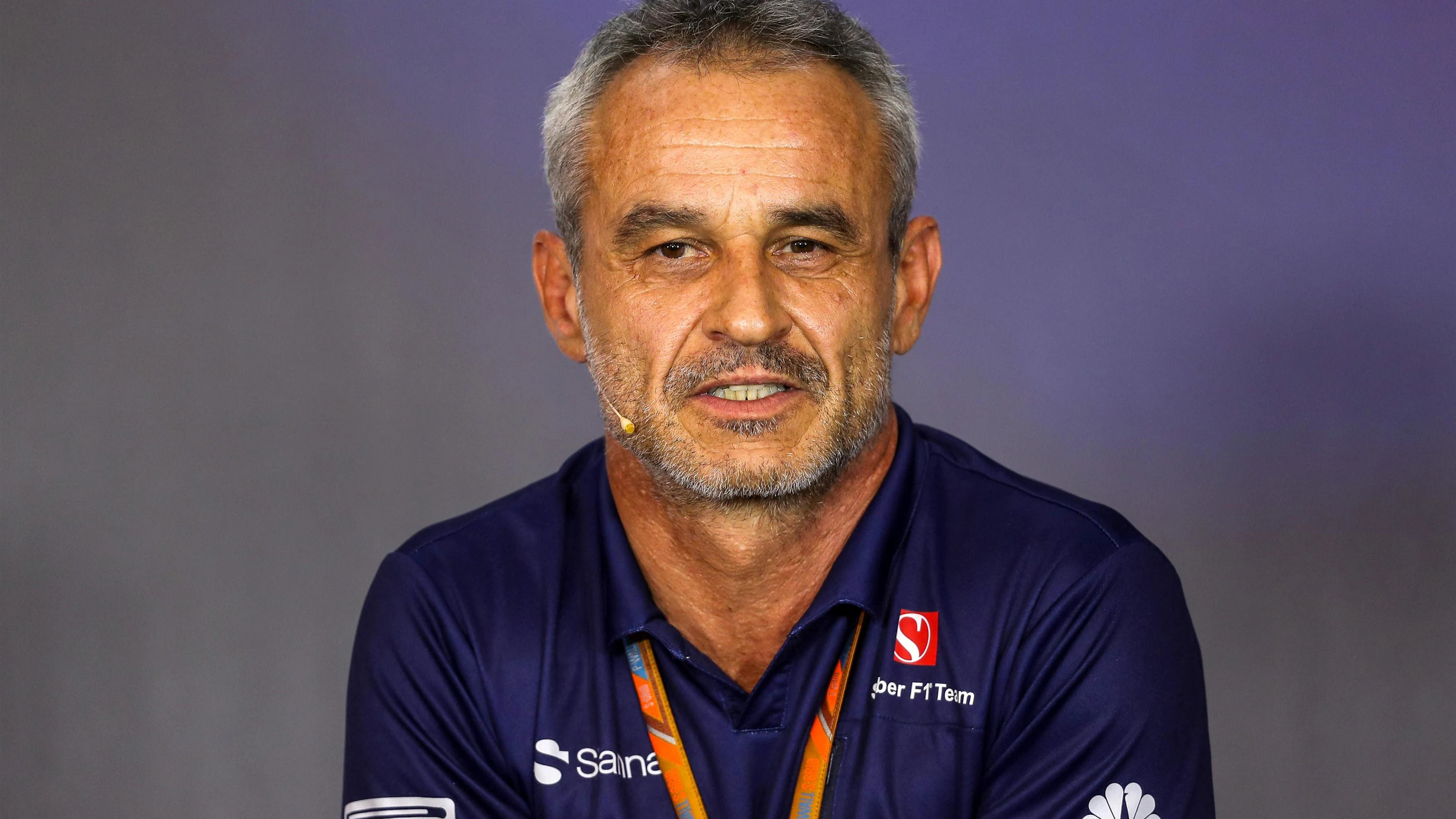 Beat Zehnder (SUI) Sauber F1 Team Manager in the Press Conference at Formula One World