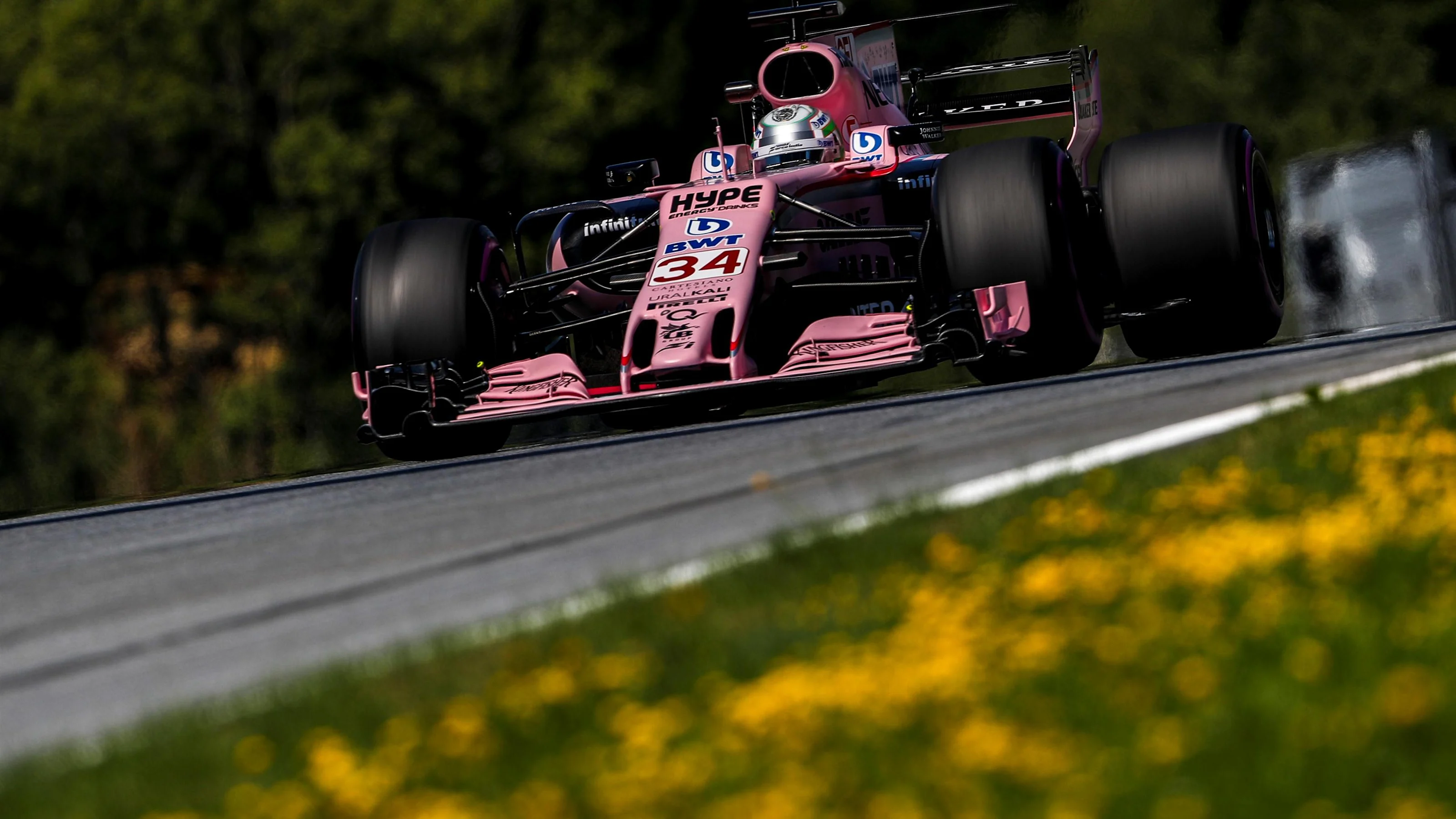 Alfonso Celis jr (MEX) Force India VJM10 at Formula One World Championship, Rd9, Austrian Grand