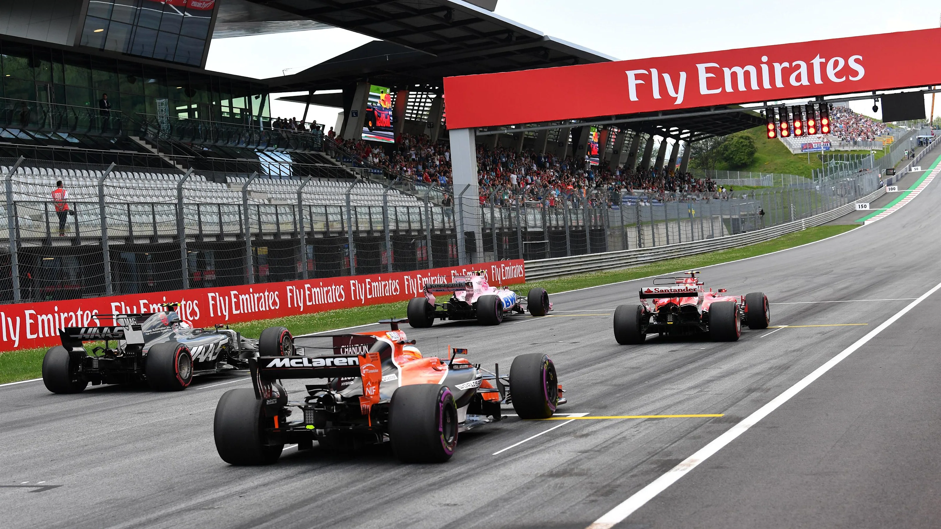 Practice starts at Formula One World Championship, Rd9, Austrian Grand Prix, Practice, Spielberg,