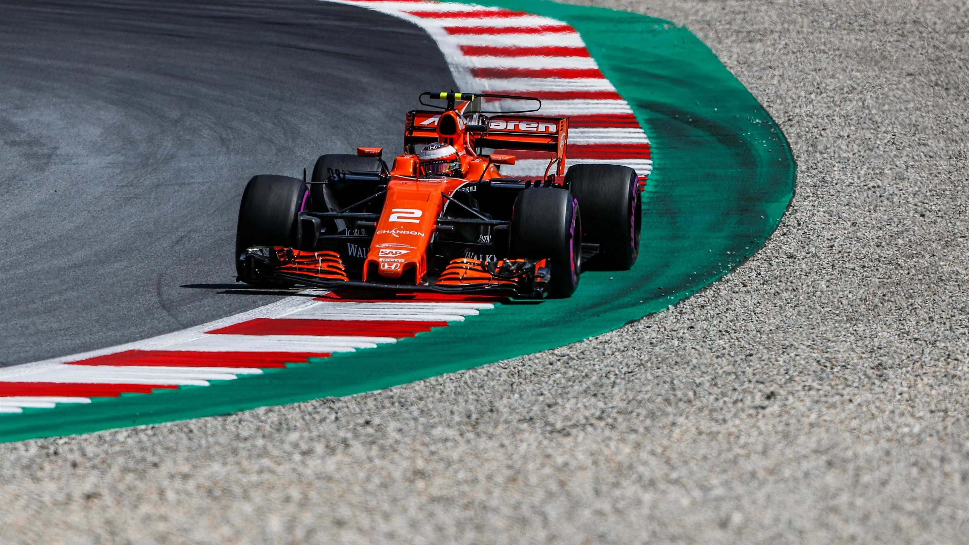 Stoffel Vandoorne (BEL) McLaren MCL32 at Formula One World Championship, Rd9, Austrian Grand Prix,