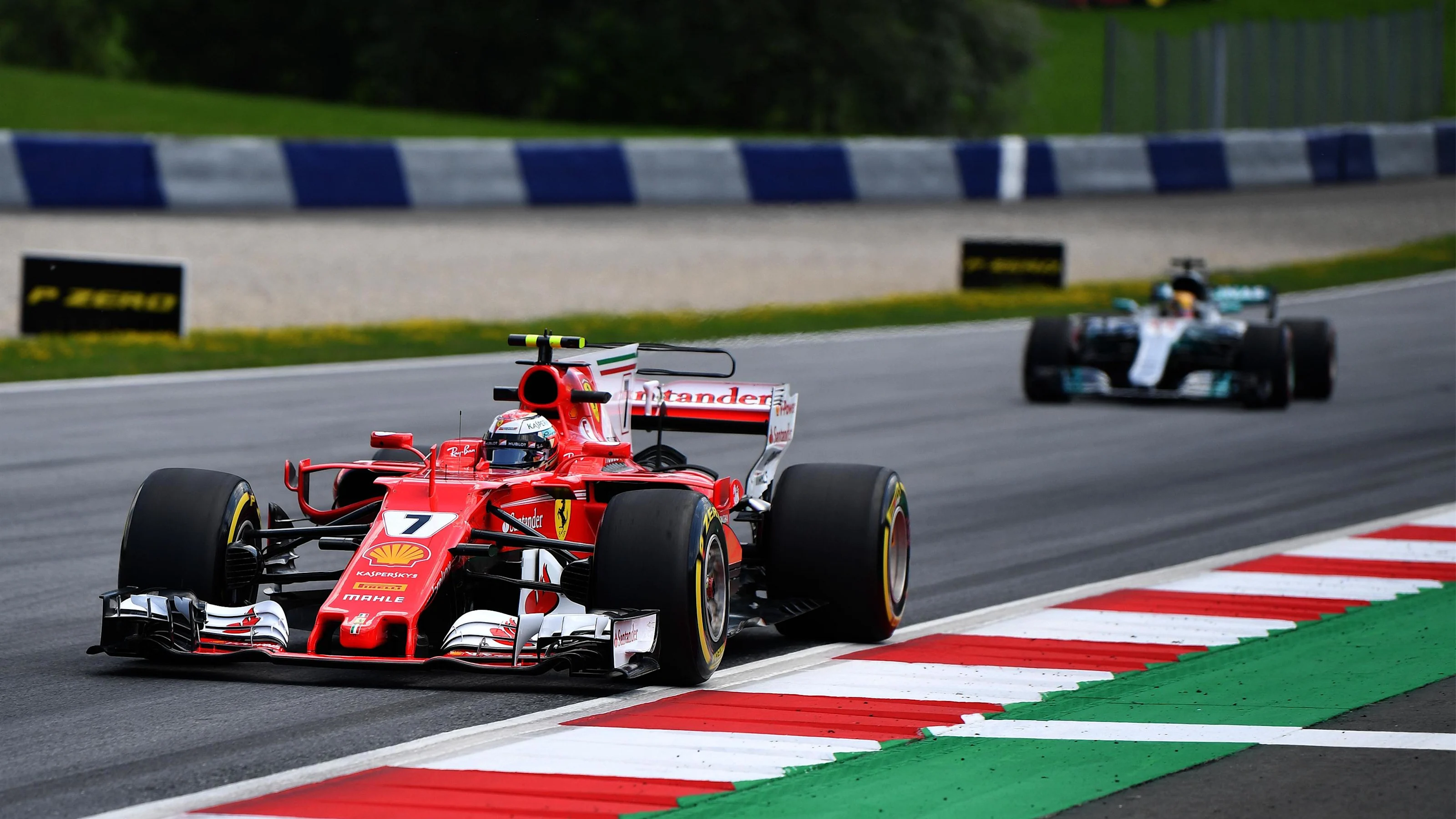 Kimi Raikkonen (FIN) Ferrari SF70-H at Formula One World Championship, Rd9, Austrian Grand Prix,