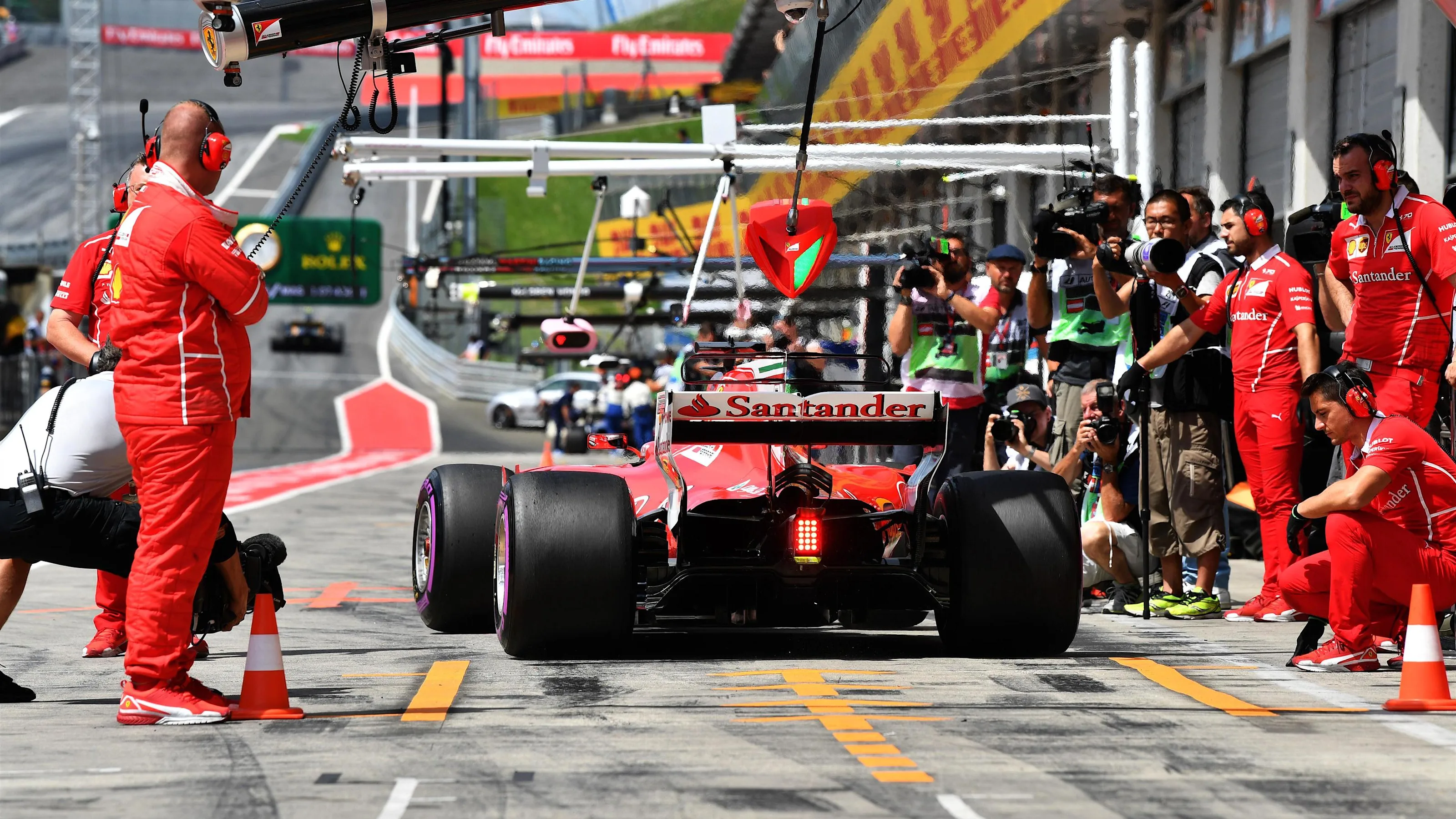 Sebastian Vettel (GER) Ferrari SF70-H at Formula One World Championship, Rd9, Austrian Grand Prix,