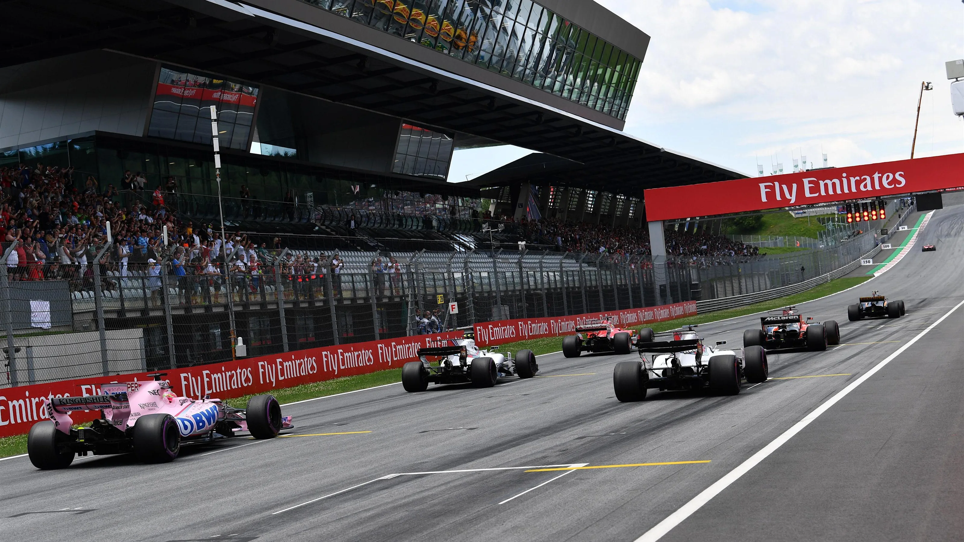 Practice starts at Formula One World Championship, Rd9, Austrian Grand Prix, Qualifying, Spielberg,