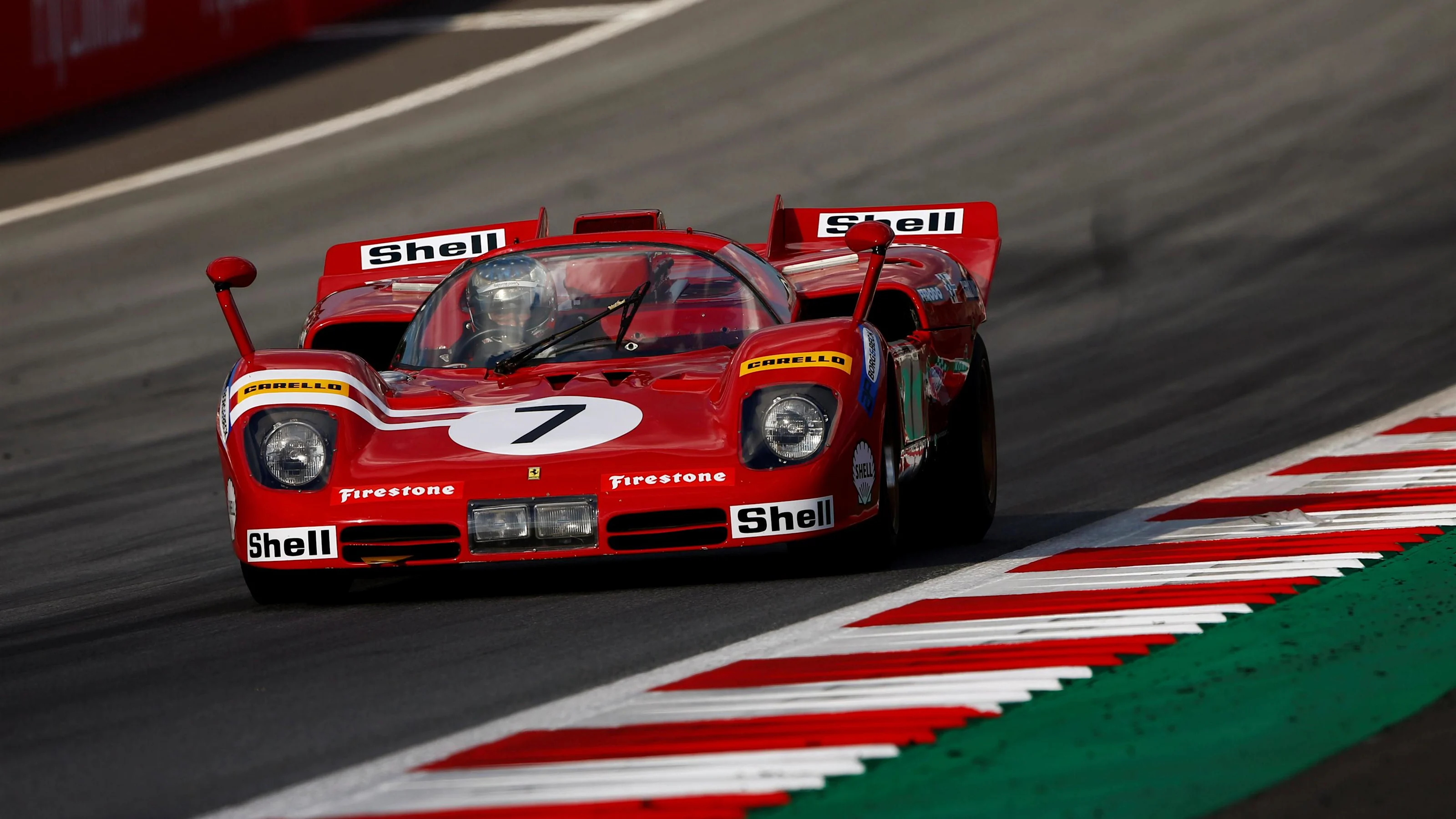 Jean Alesi (FRA) Ferrari 512 at the Legends Parade at Formula One World Championship, Rd9, Austrian