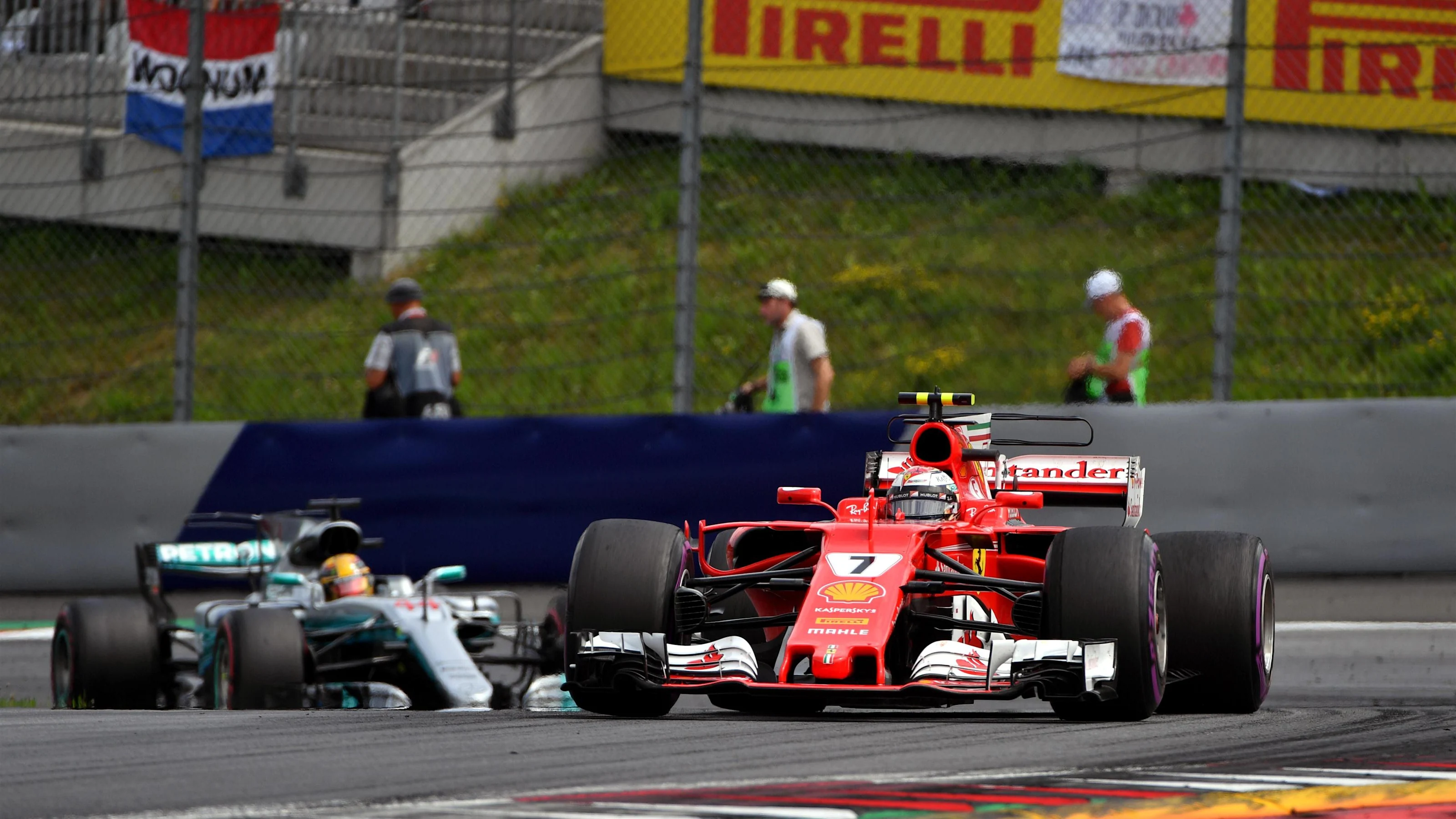 Kimi Raikkonen (FIN) Ferrari SF70-H at Formula One World Championship, Rd9, Austrian Grand Prix,