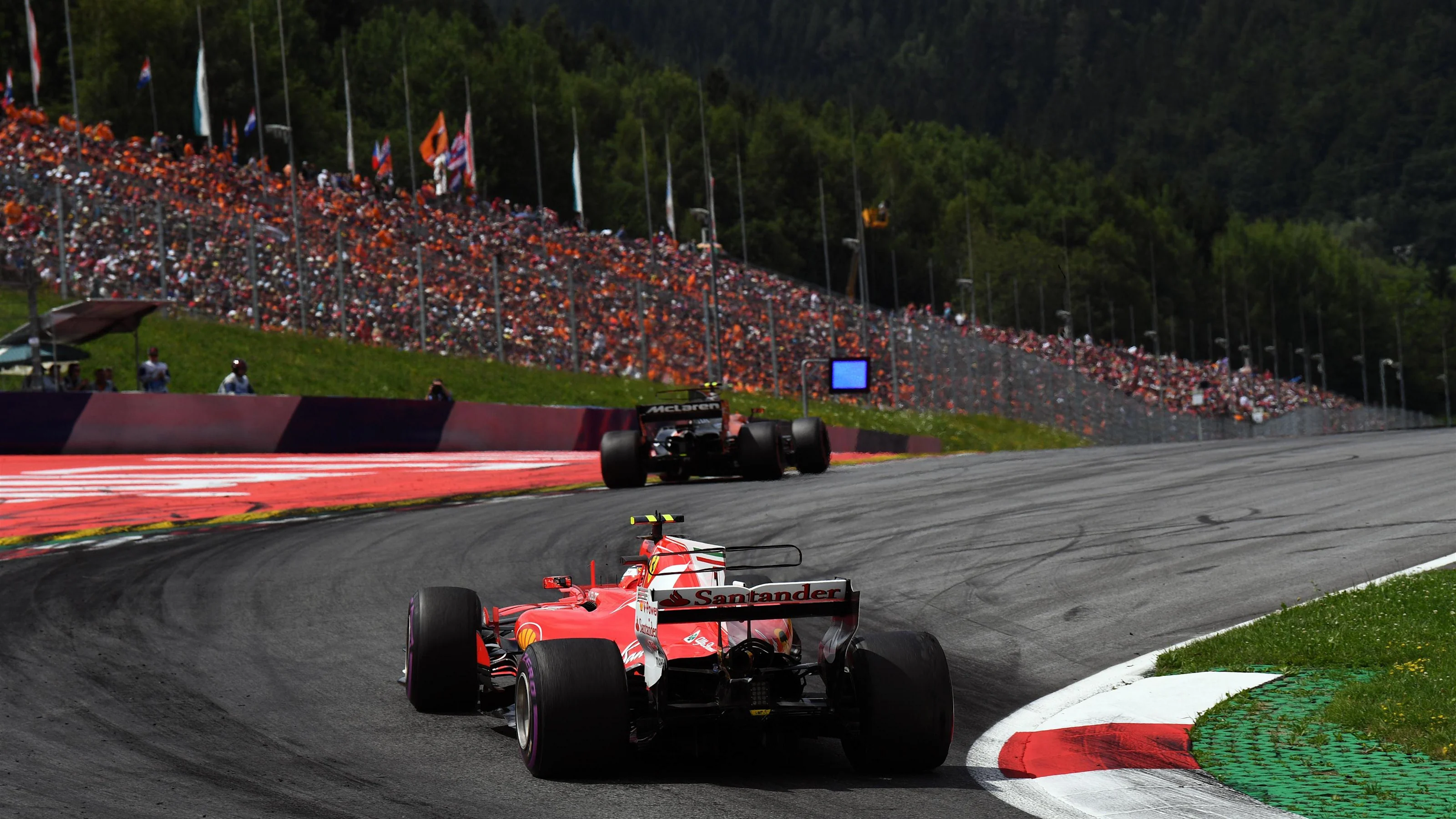 Kimi Raikkonen (FIN) Ferrari SF70-H at Formula One World Championship, Rd9, Austrian Grand Prix,