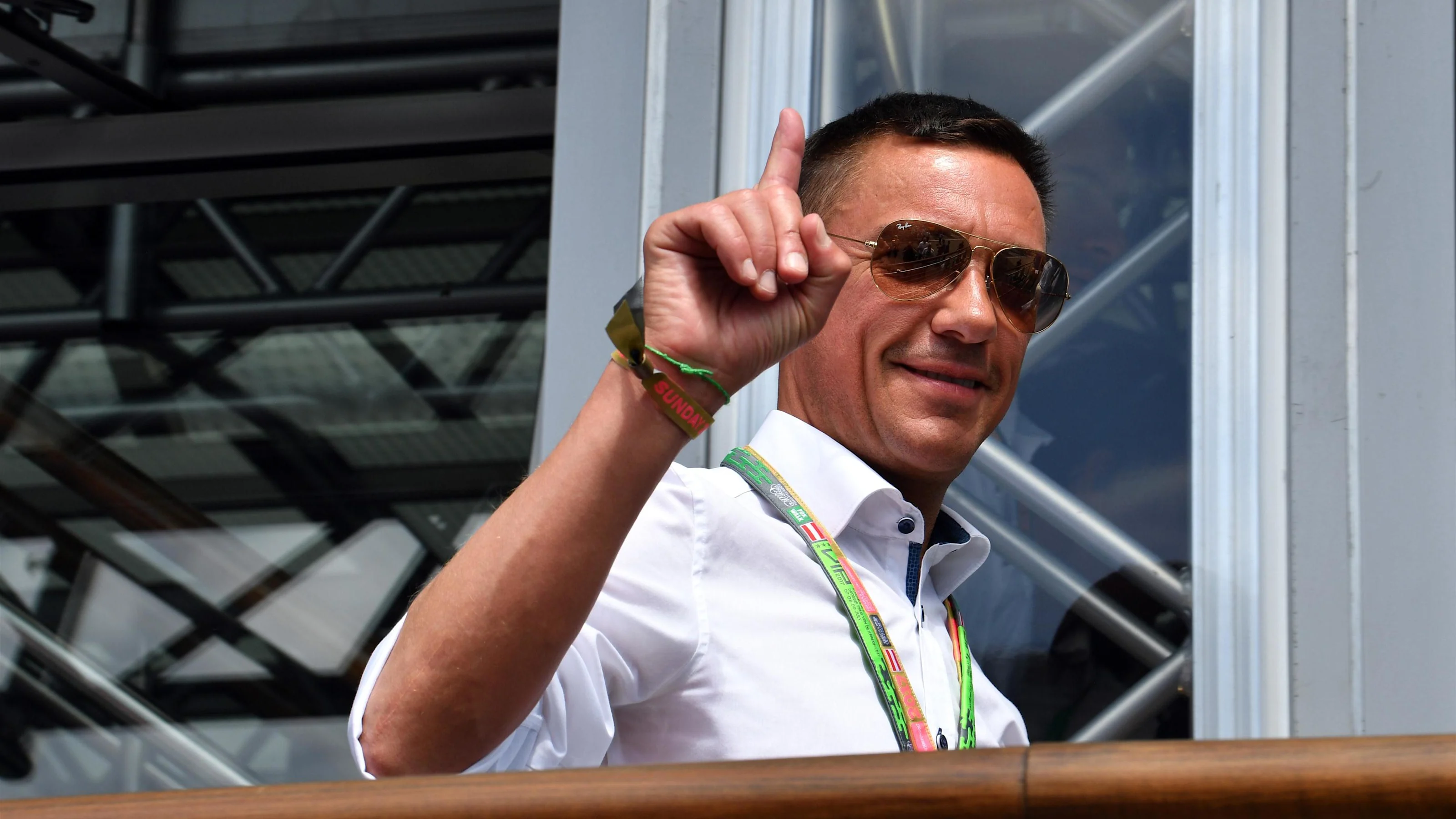 Frankie Dettori (ITA) at Formula One World Championship, Rd9, Austrian Grand Prix, Race, Spielberg,