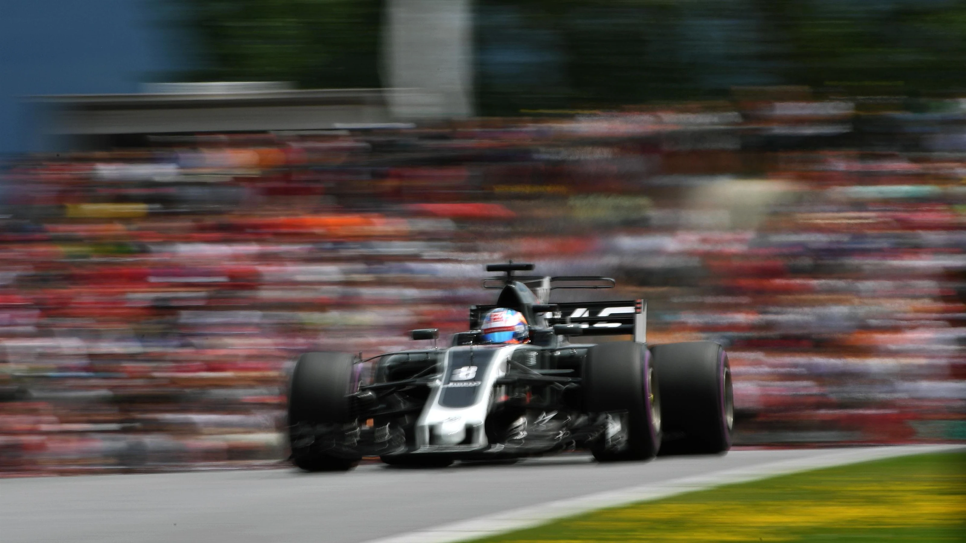 Romain Grosjean (FRA) Haas VF-17 at Formula One World Championship, Rd9, Austrian Grand Prix, Race,