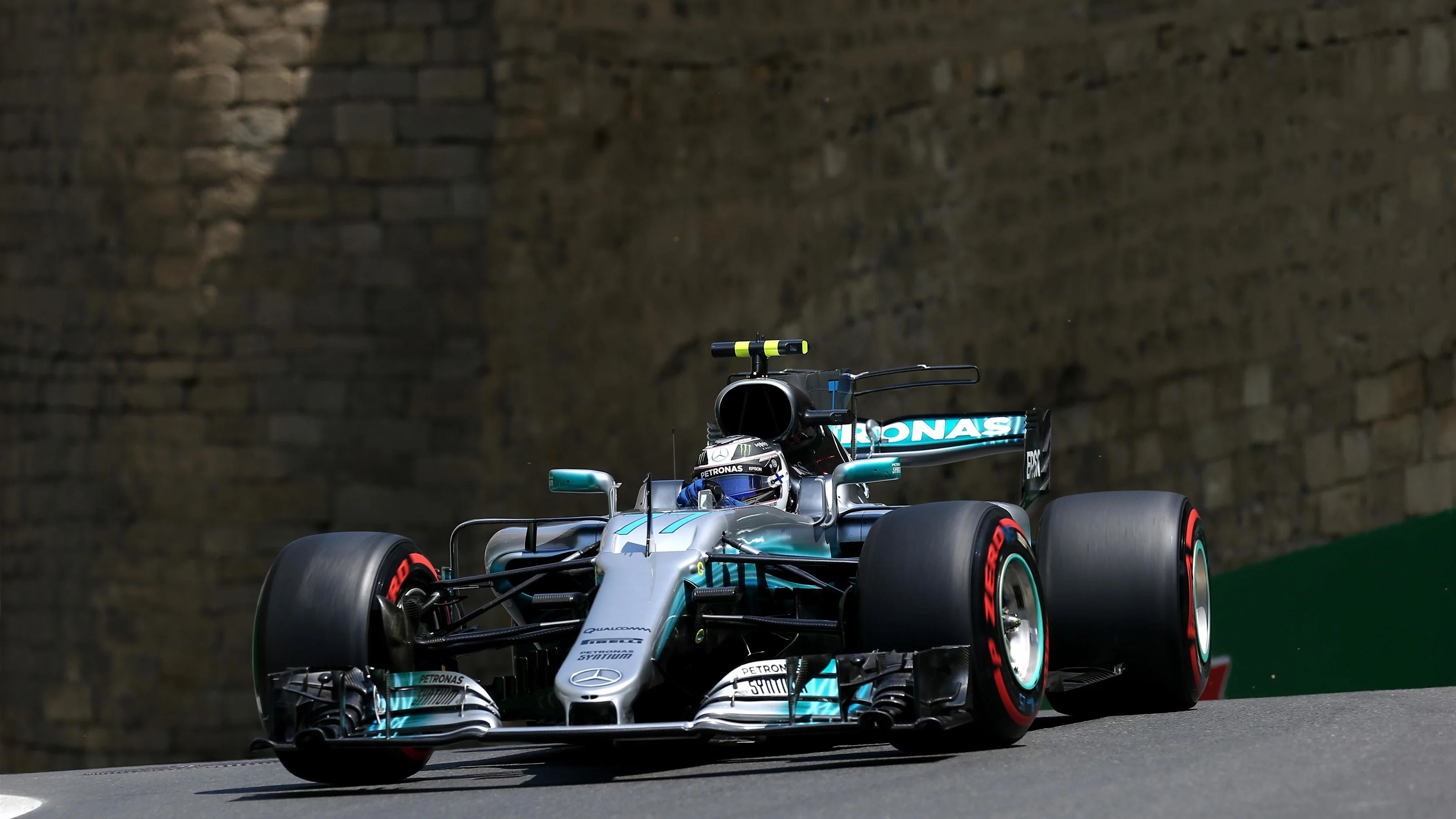Valtteri Bottas (FIN) Mercedes-Benz F1 W08 Hybrid at Formula One World Championship, Rd8,