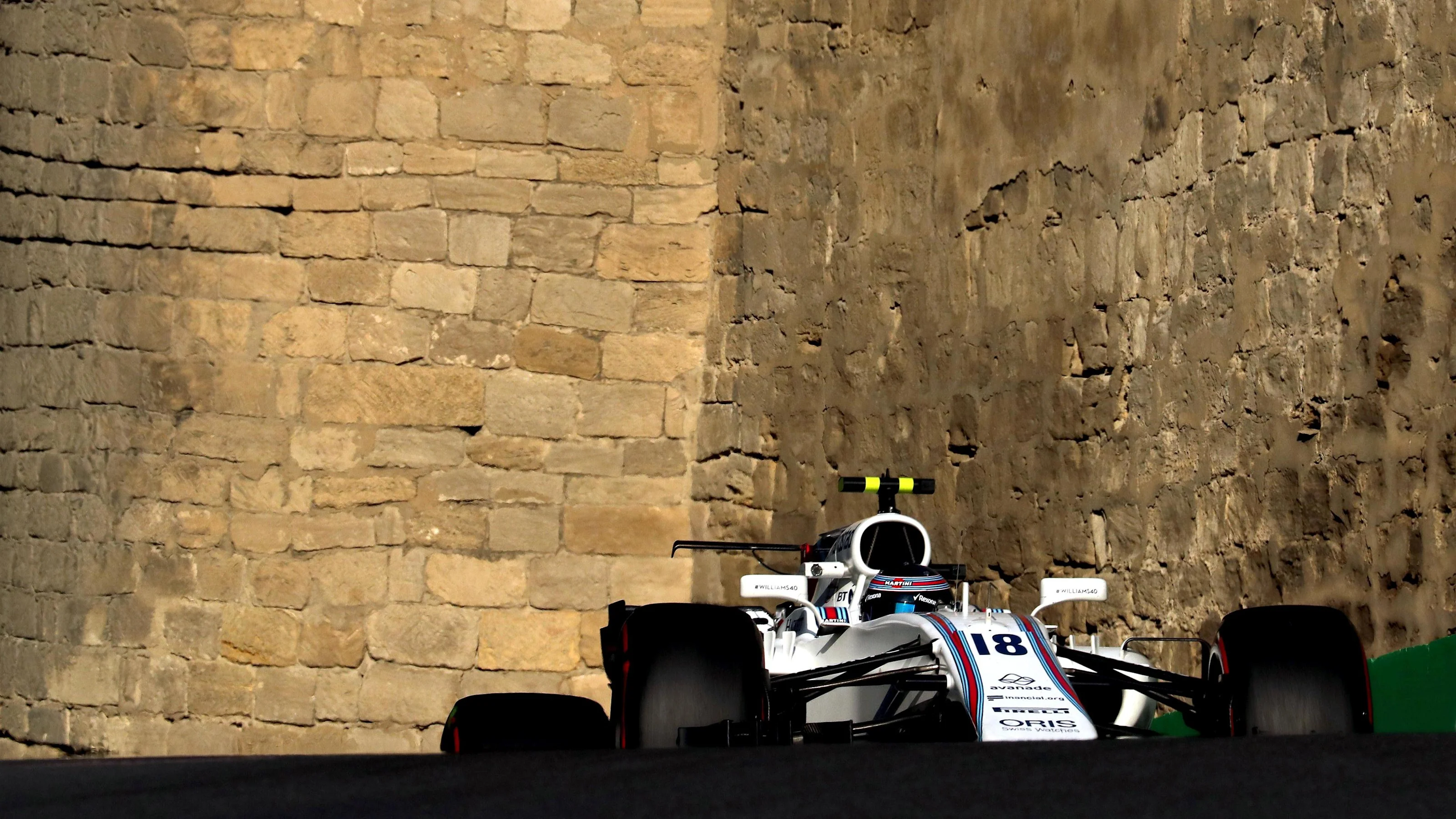 Lance Stroll (CDN) Williams FW40 at Formula One World Championship, Rd8, Azerbaijan Grand Prix,