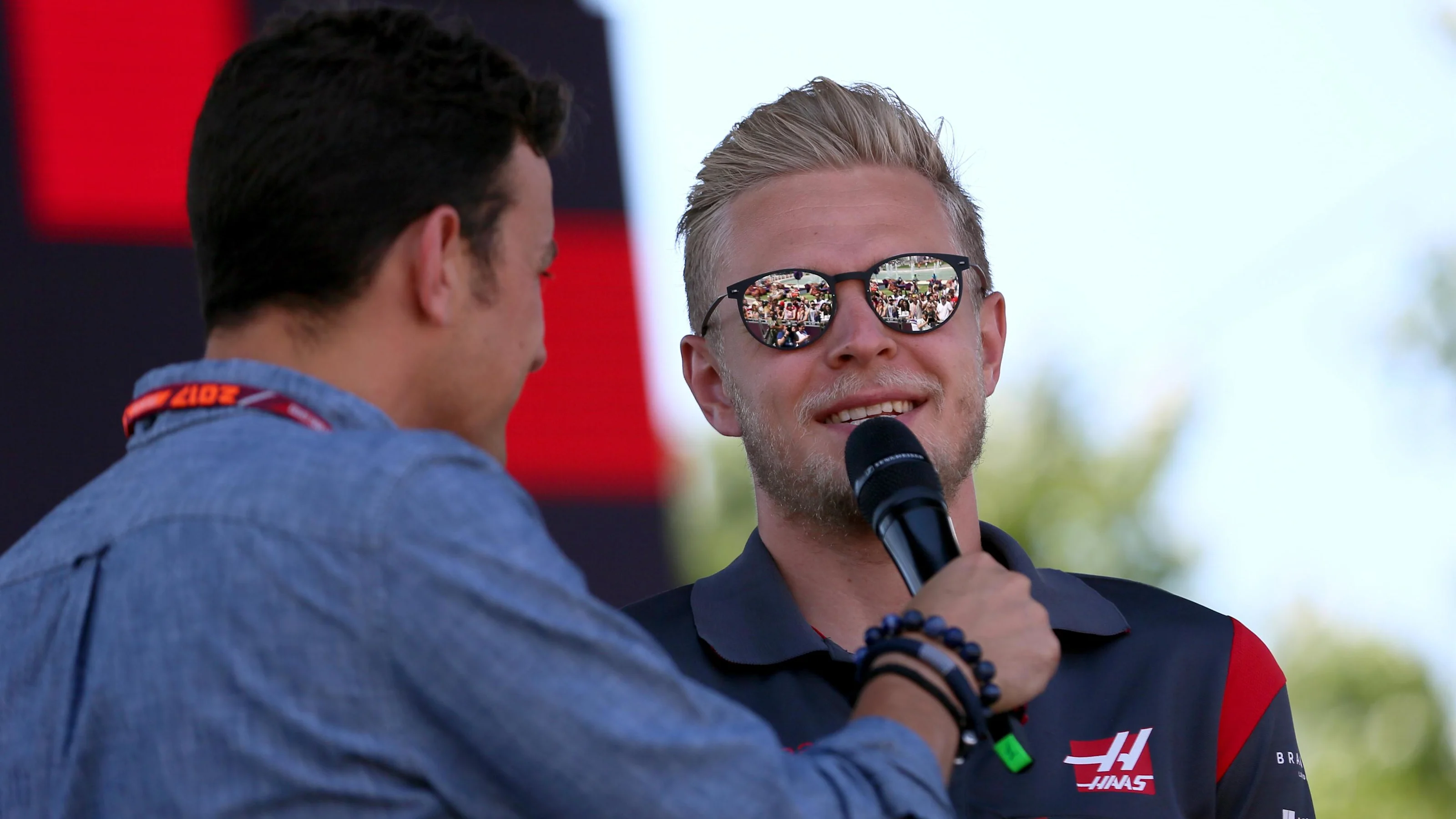 Kevin Magnussen (DEN) Haas F1 at Formula One World Championship, Rd8, Azerbaijan Grand Prix,