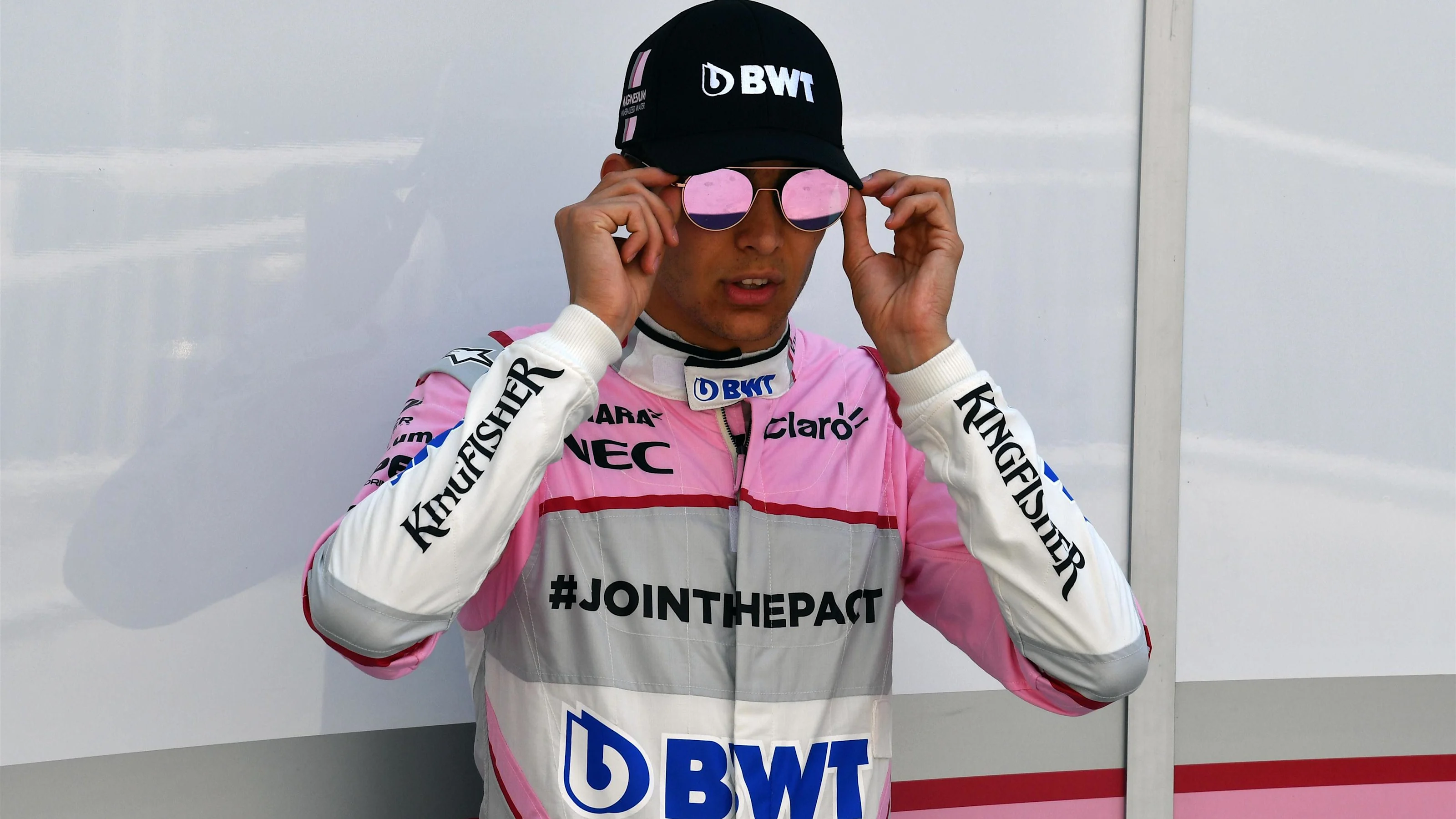 Esteban Ocon (FRA) Force India F1 at Formula One World Championship, Rd8, Azerbaijan Grand Prix,