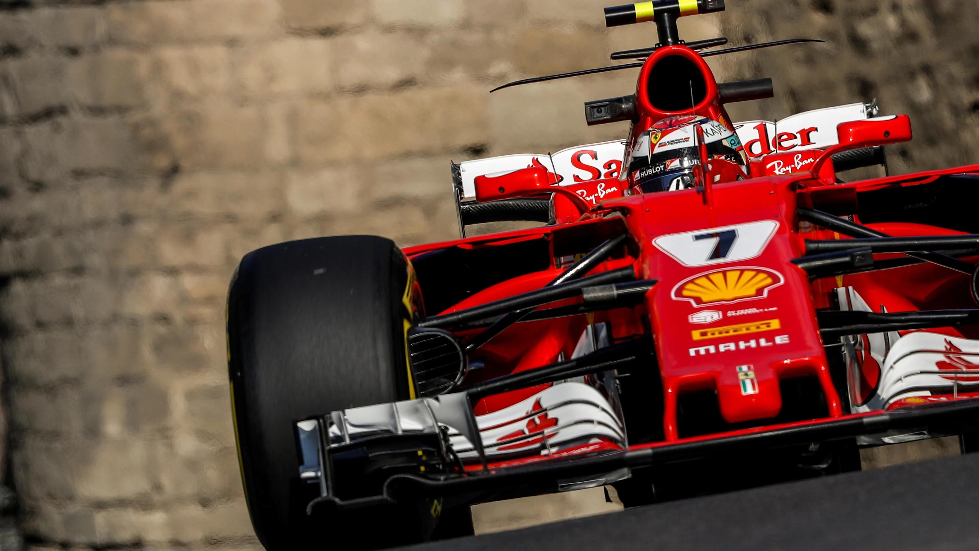 Kimi Raikkonen (FIN) Ferrari SF70-H at Formula One World Championship, Rd8, Azerbaijan Grand Prix,