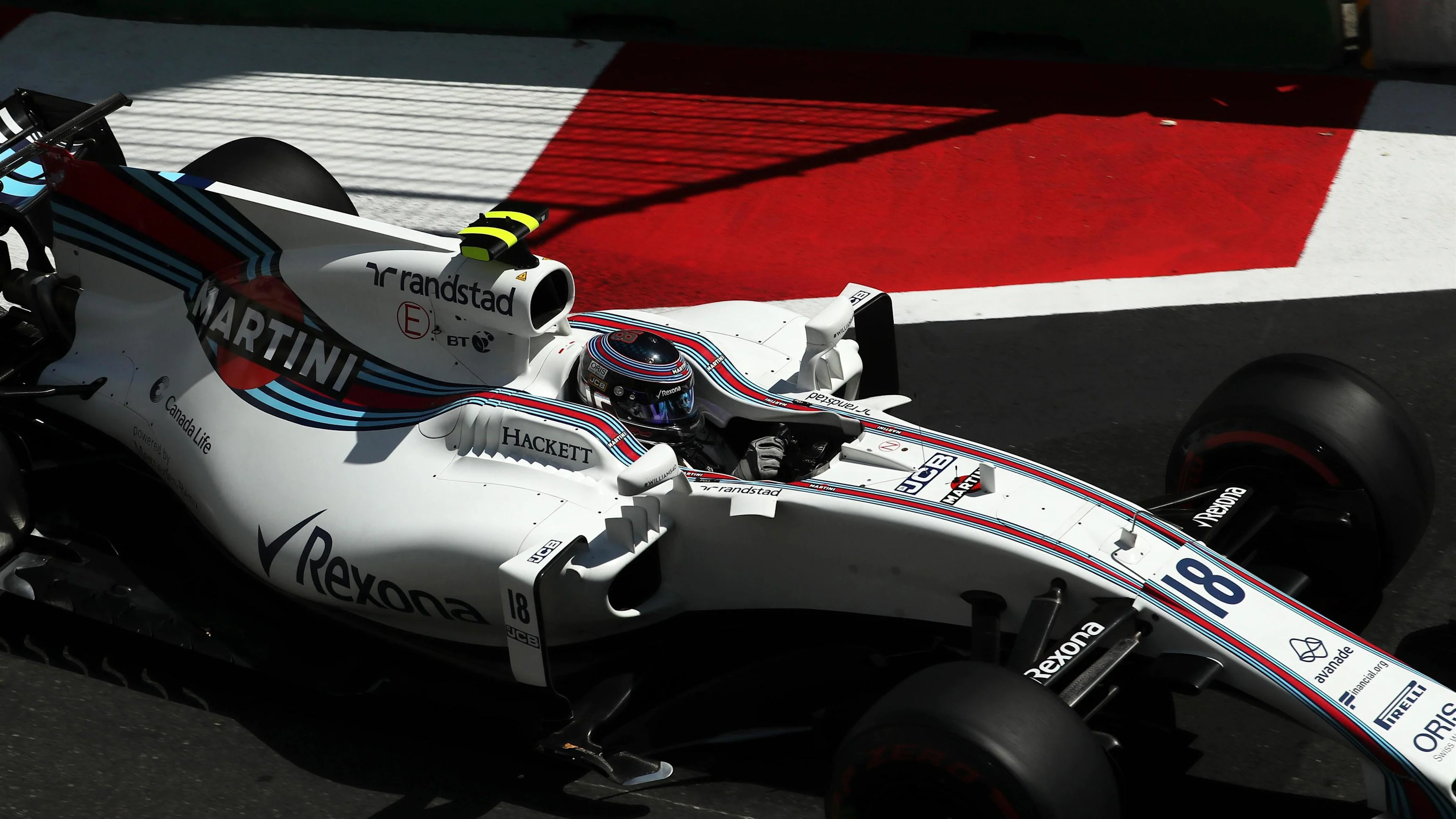 Lance Stroll (CDN) Williams FW40 at Formula One World Championship, Rd8, Azerbaijan Grand Prix,