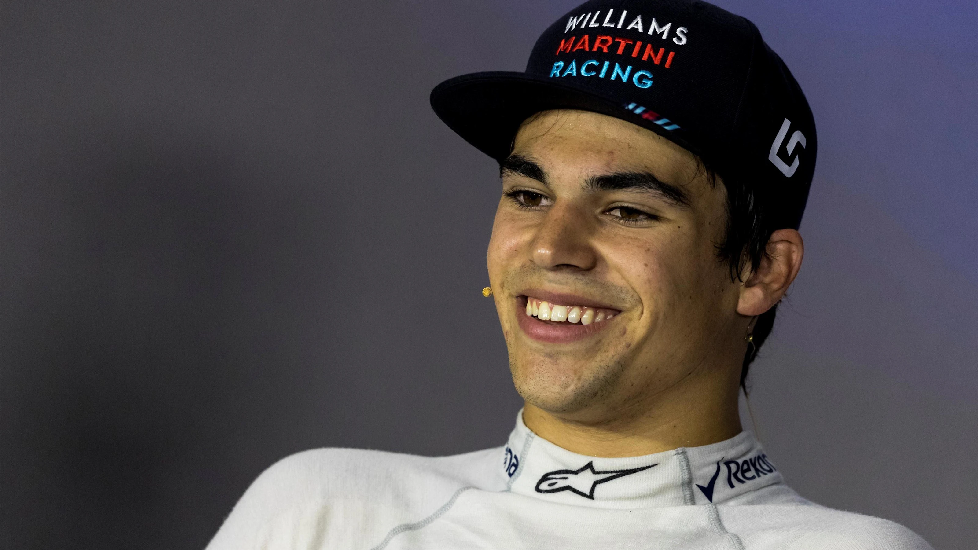 Lance Stroll (CDN) Williams in the Press Conference at Formula One World Championship, Rd8,