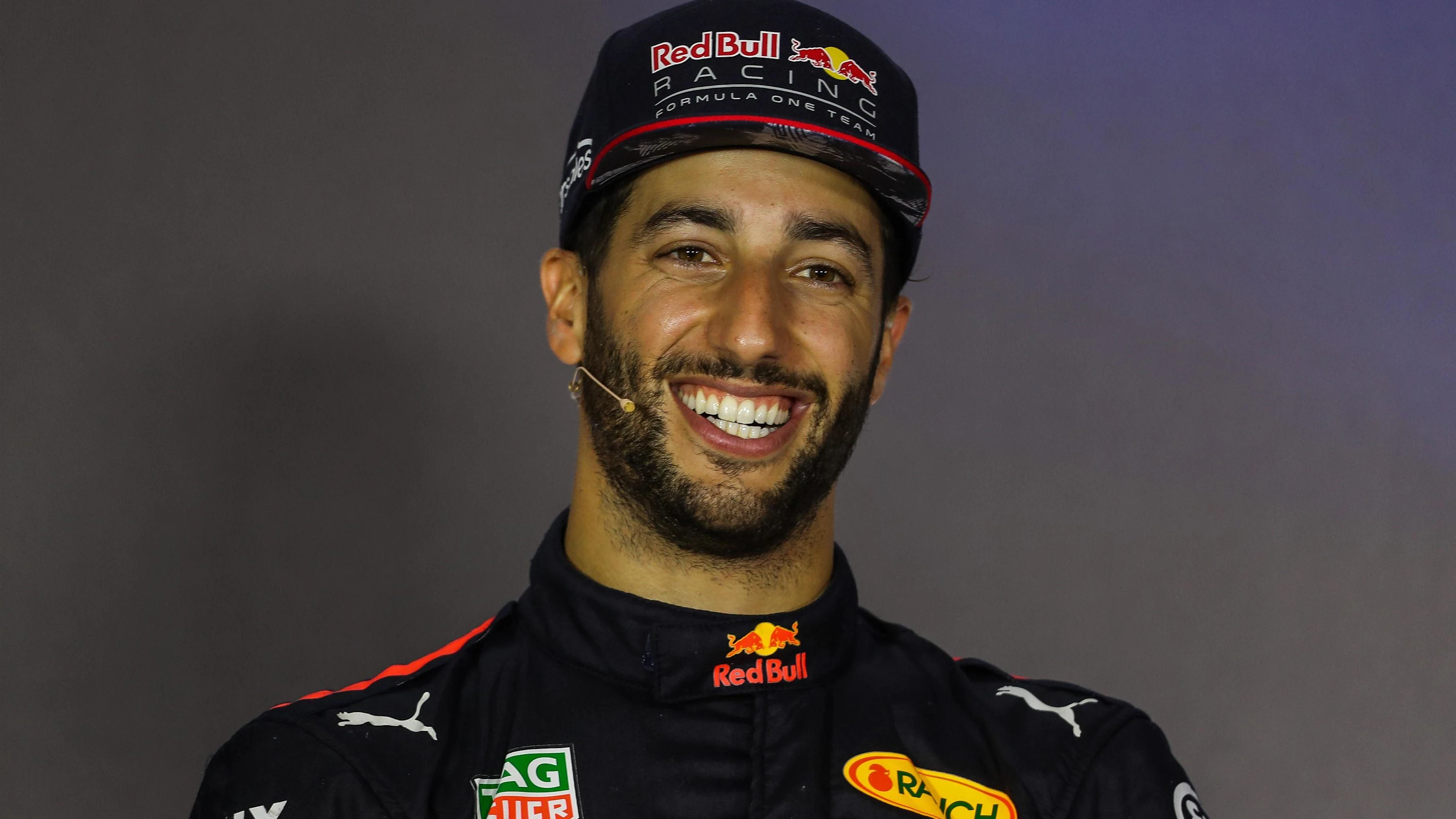 Daniel Ricciardo (AUS) Red Bull Racing in the Press Conference at Formula One World Championship,