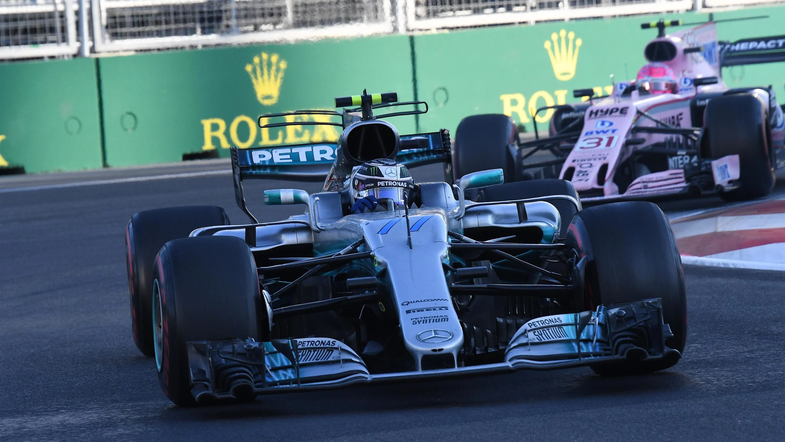 Valtteri Bottas (FIN) Mercedes-Benz F1 W08 Hybrid at Formula One World Championship, Rd8,