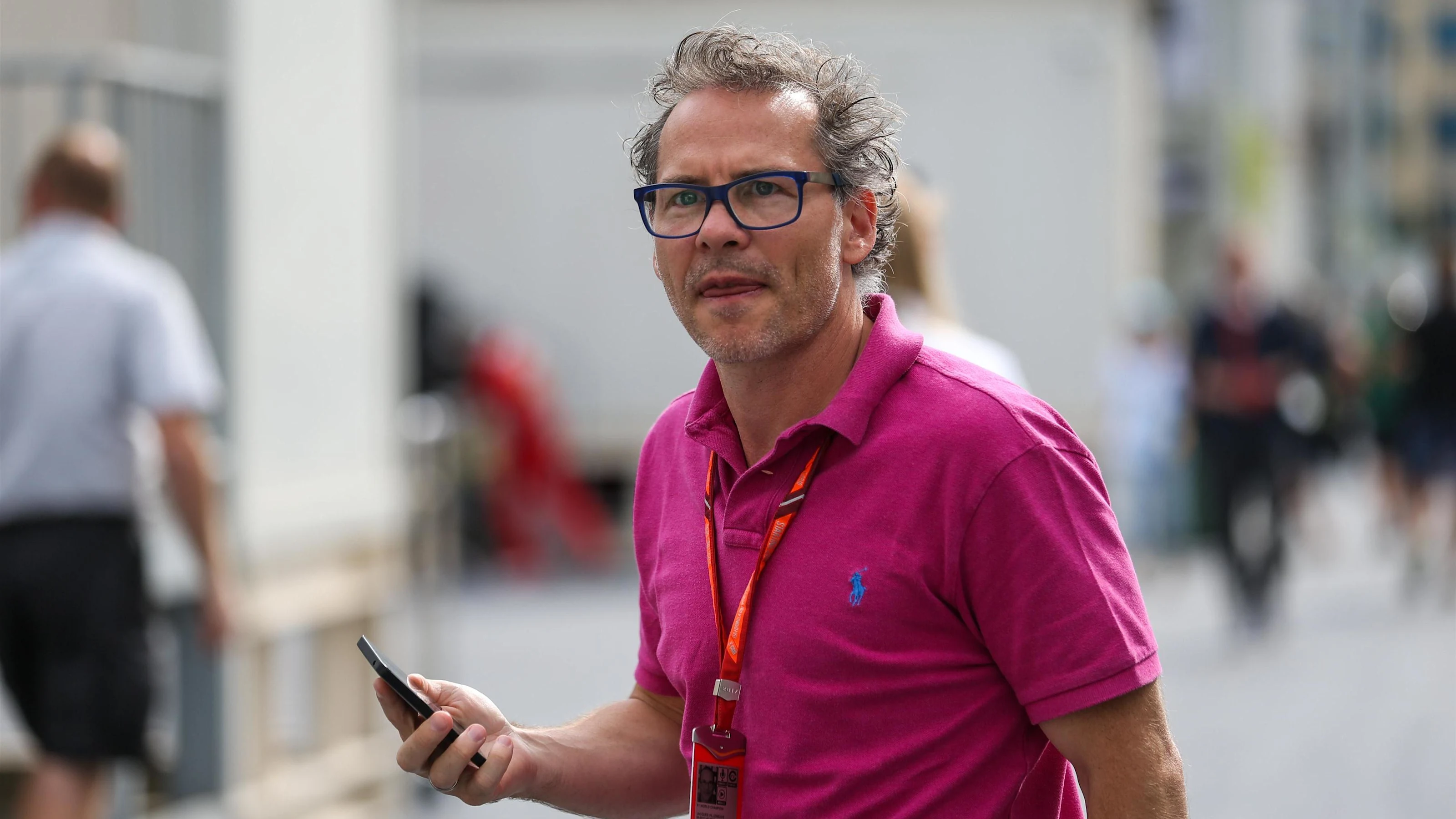 Jacques Villeneuve (CDN) Movistar TV at Formula One World Championship, Rd8, Azerbaijan Grand Prix,