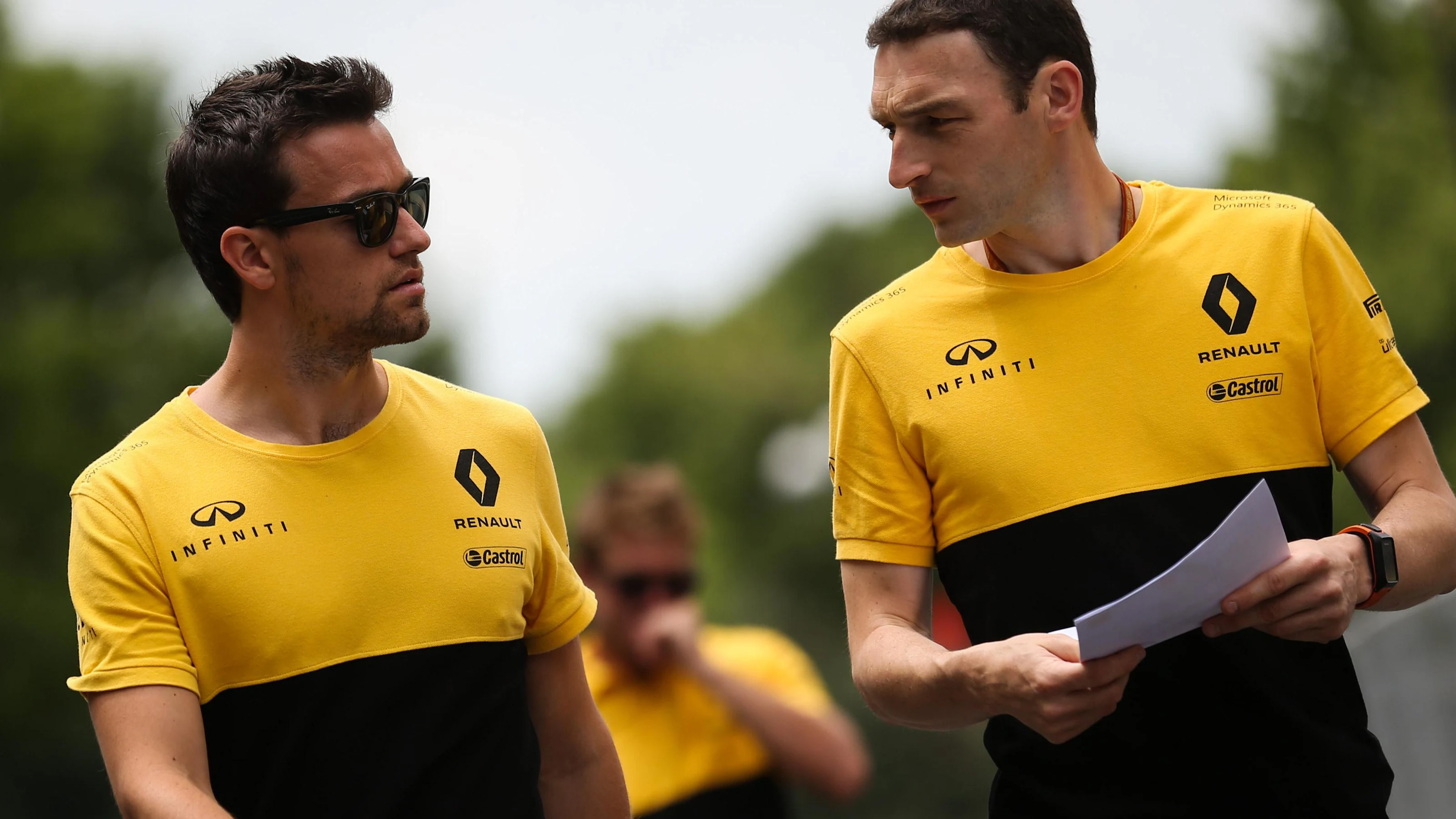 Jolyon Palmer (GBR) Renault Sport F1 Team walks the track at Formula One World Championship, Rd8,
