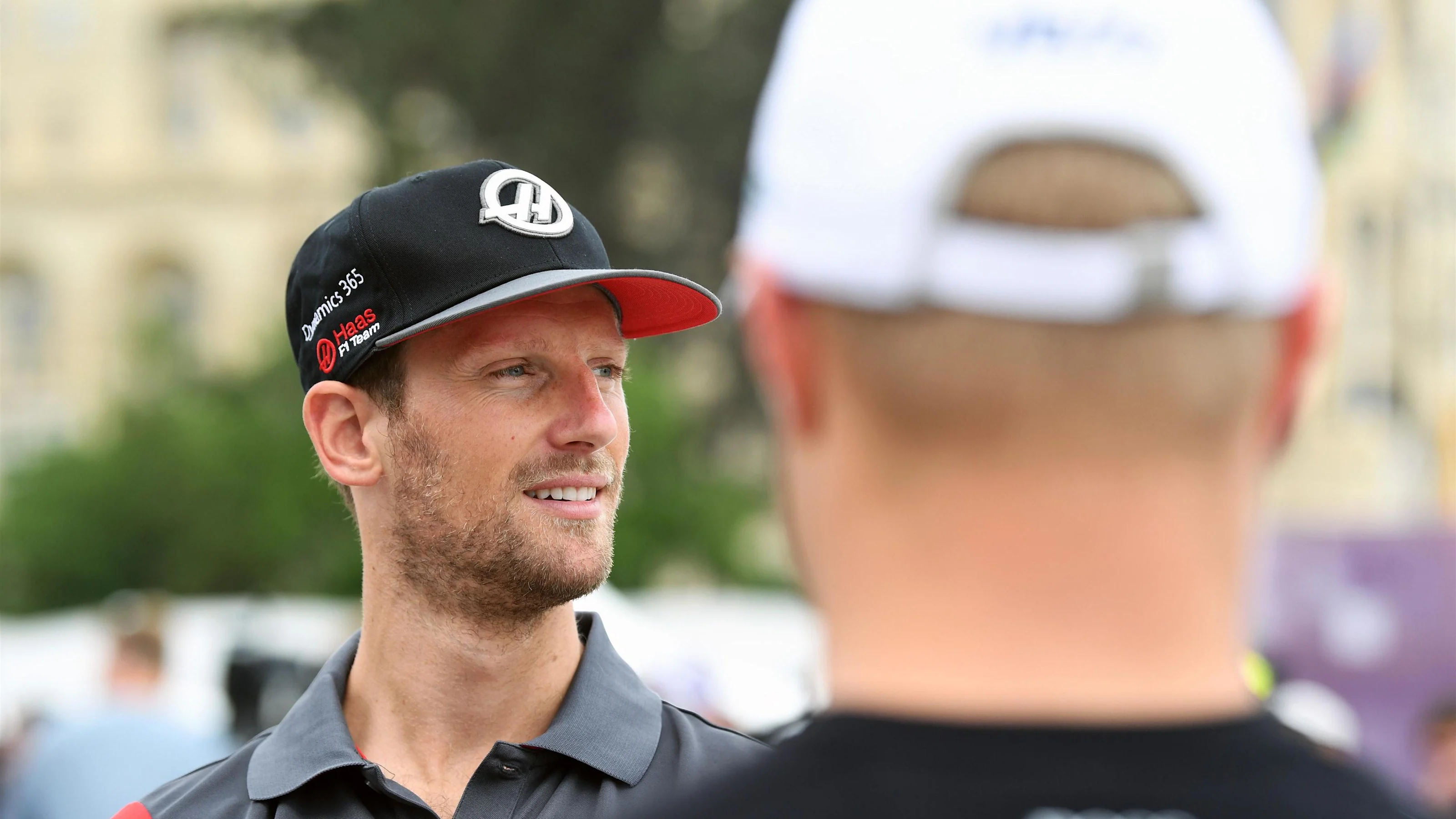 Romain Grosjean (FRA) Haas F1 at Formula One World Championship, Rd8, Azerbaijan Grand Prix,