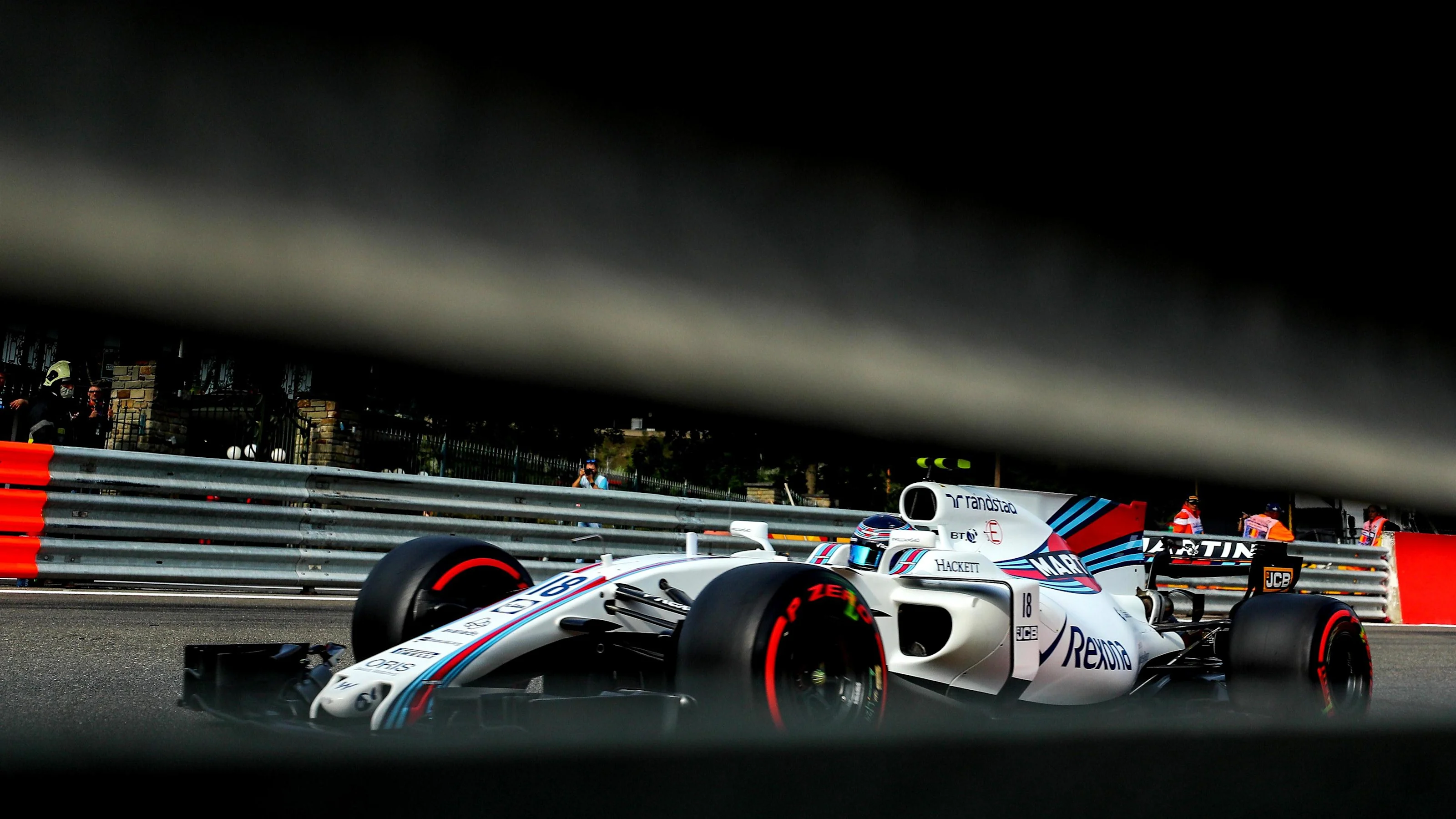 Lance Stroll (CDN) Williams FW40 at Formula One World Championship, Rd12, Belgian Grand Prix,