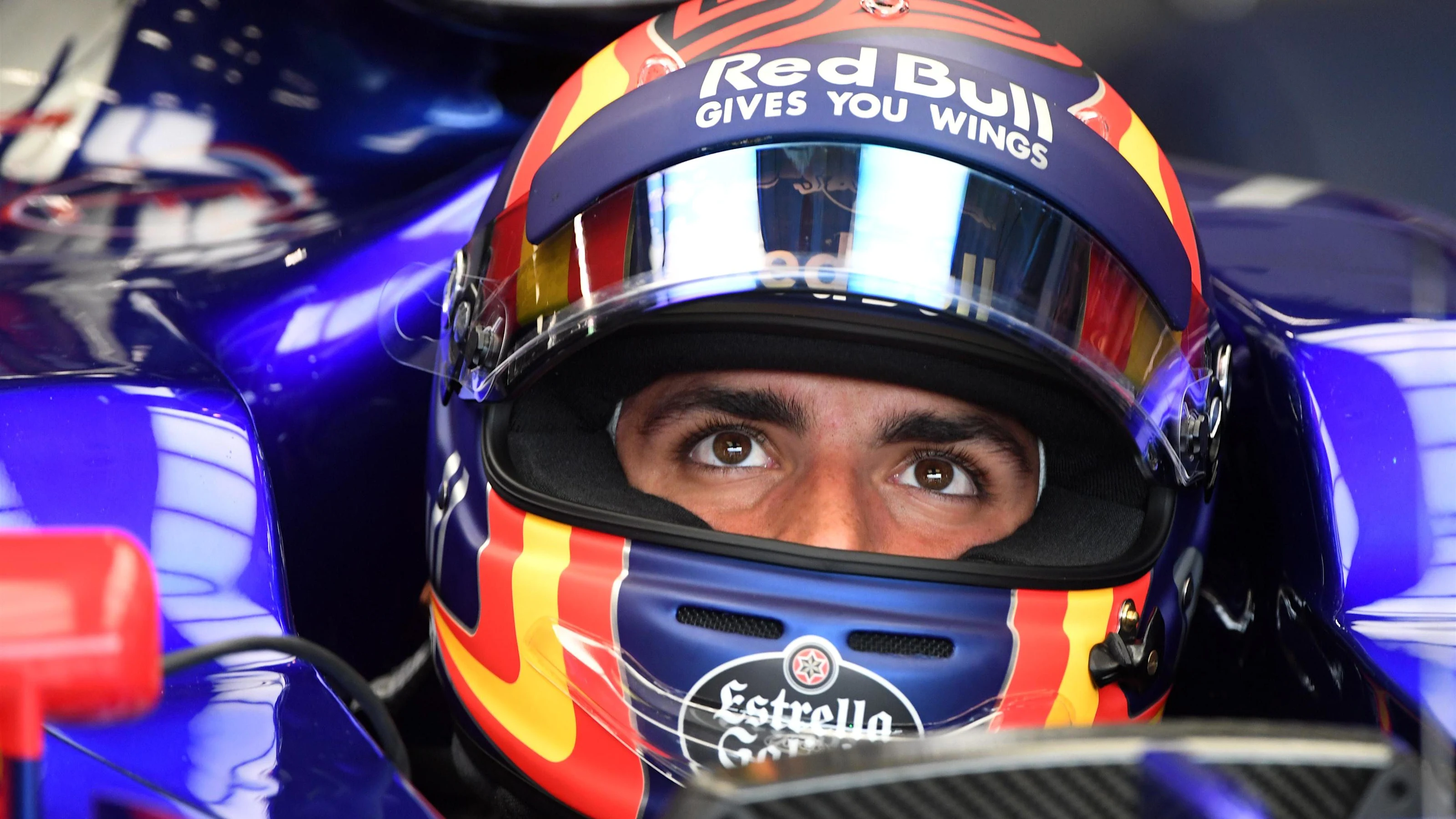 Carlos Sainz jr (ESP) Scuderia Toro Rosso STR12 at Formula One World Championship, Rd12, Belgian