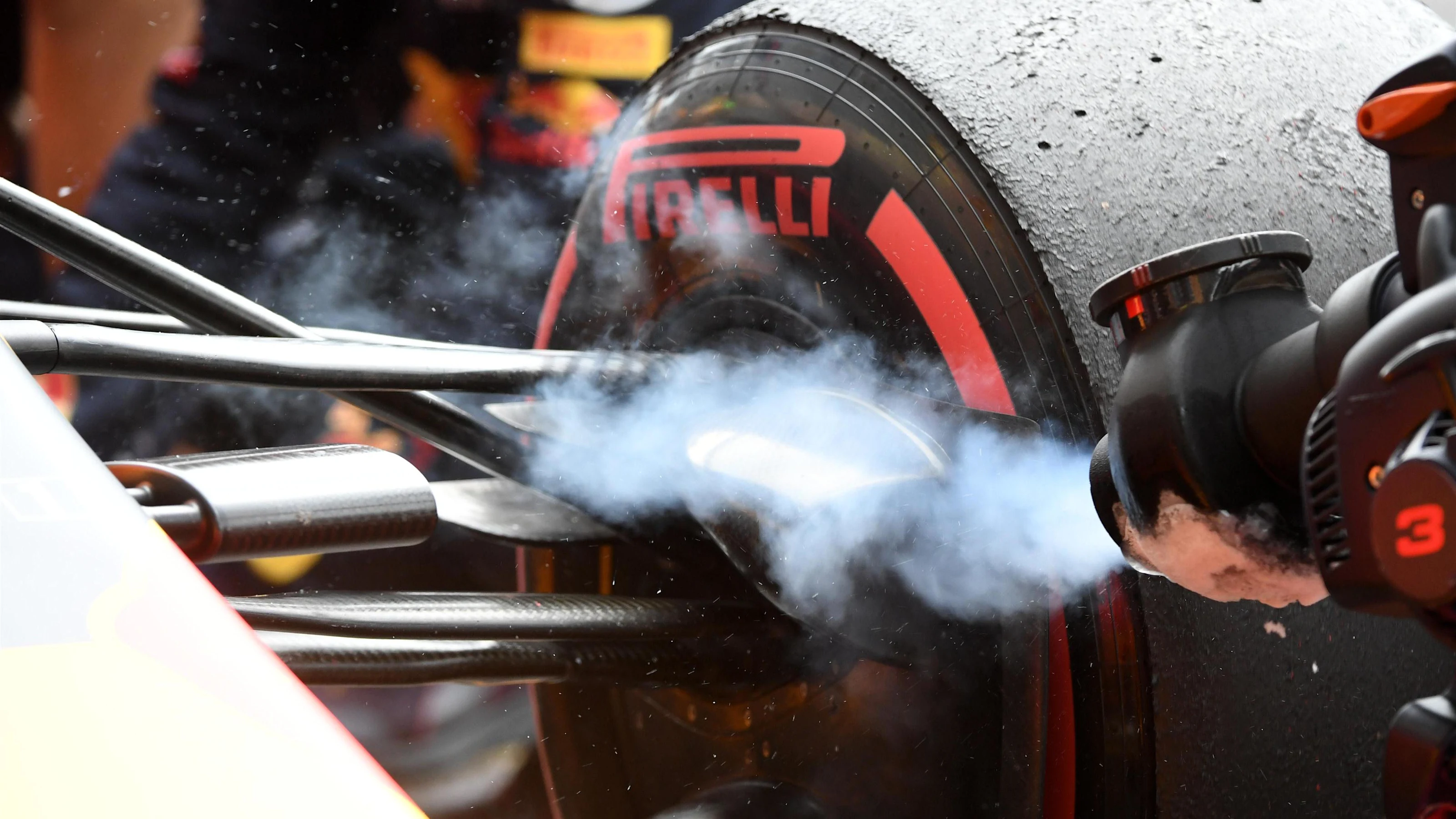 Red Bull Racing RB13 brake cooler at Formula One World Championship, Rd12, Belgian Grand Prix,