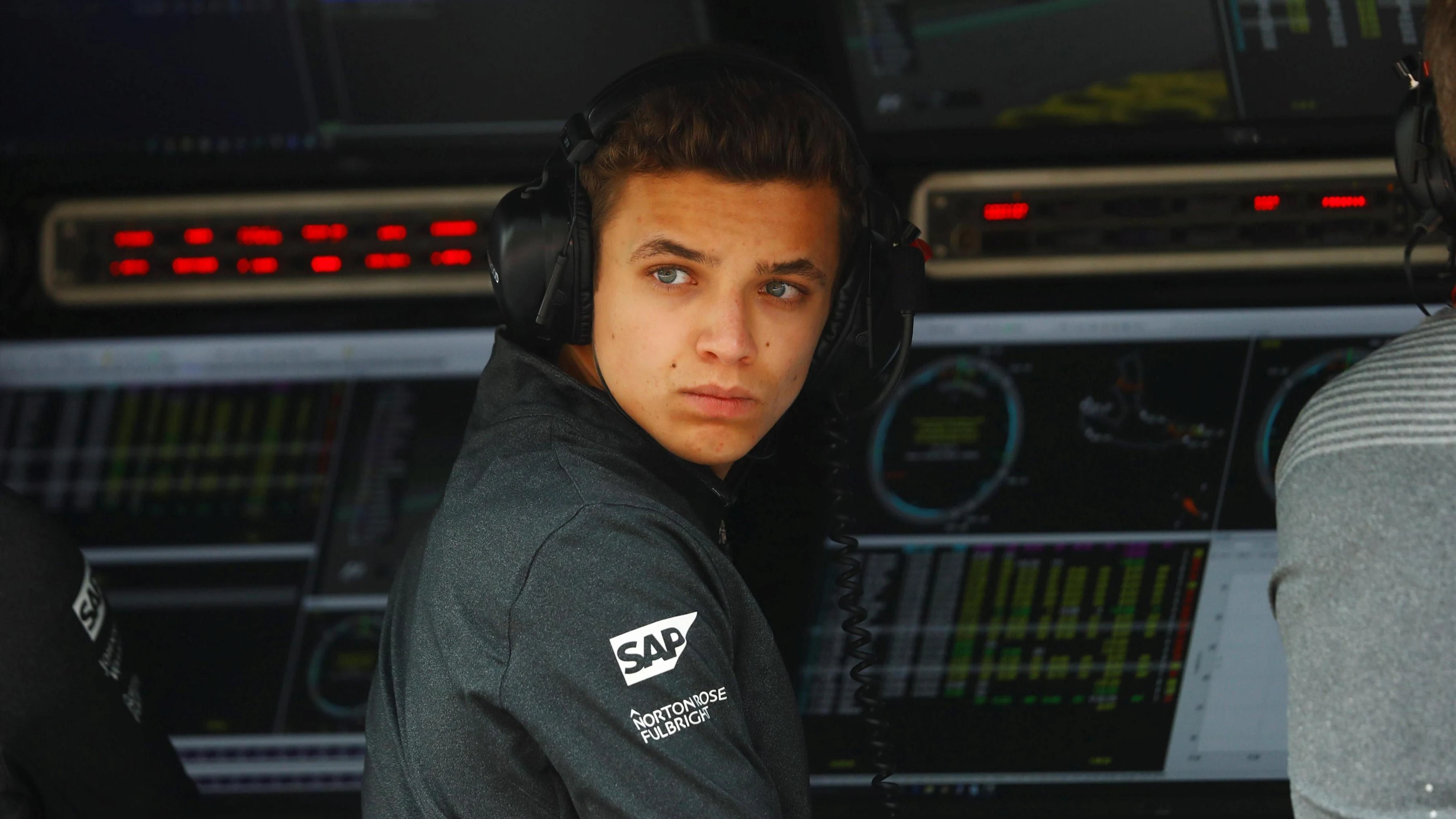 Lando Norris (GBR) McLaren Test Driver at Formula One World Championship, Rd12, Belgian Grand Prix,