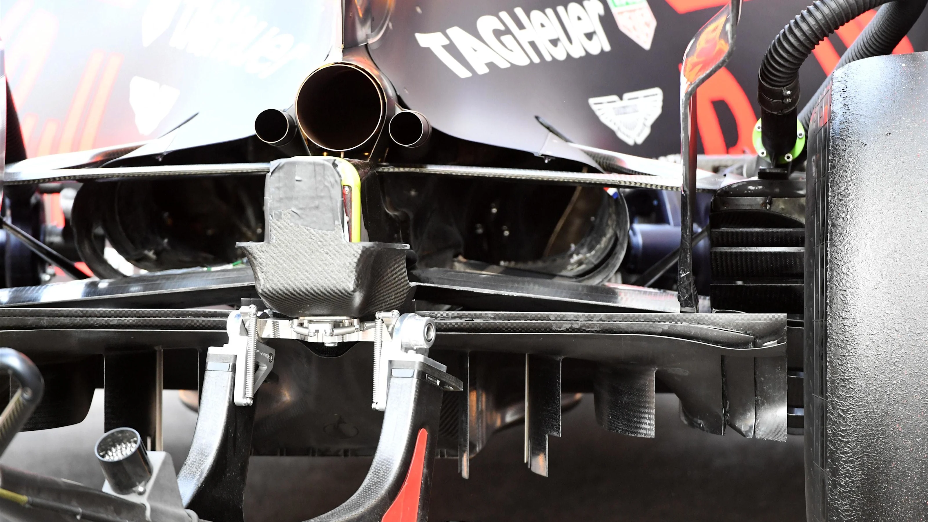 Red Bull Racing RB13 rear detail at Formula One World Championship, Rd12, Belgian Grand Prix,