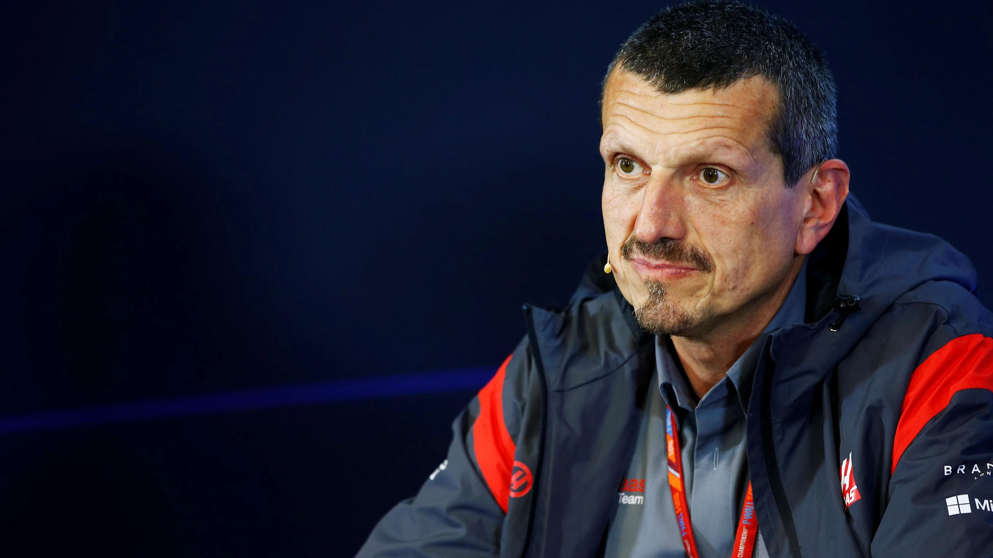 Guenther Steiner (ITA) Haas F1 Team Principal in the Press Conference at Formula One World