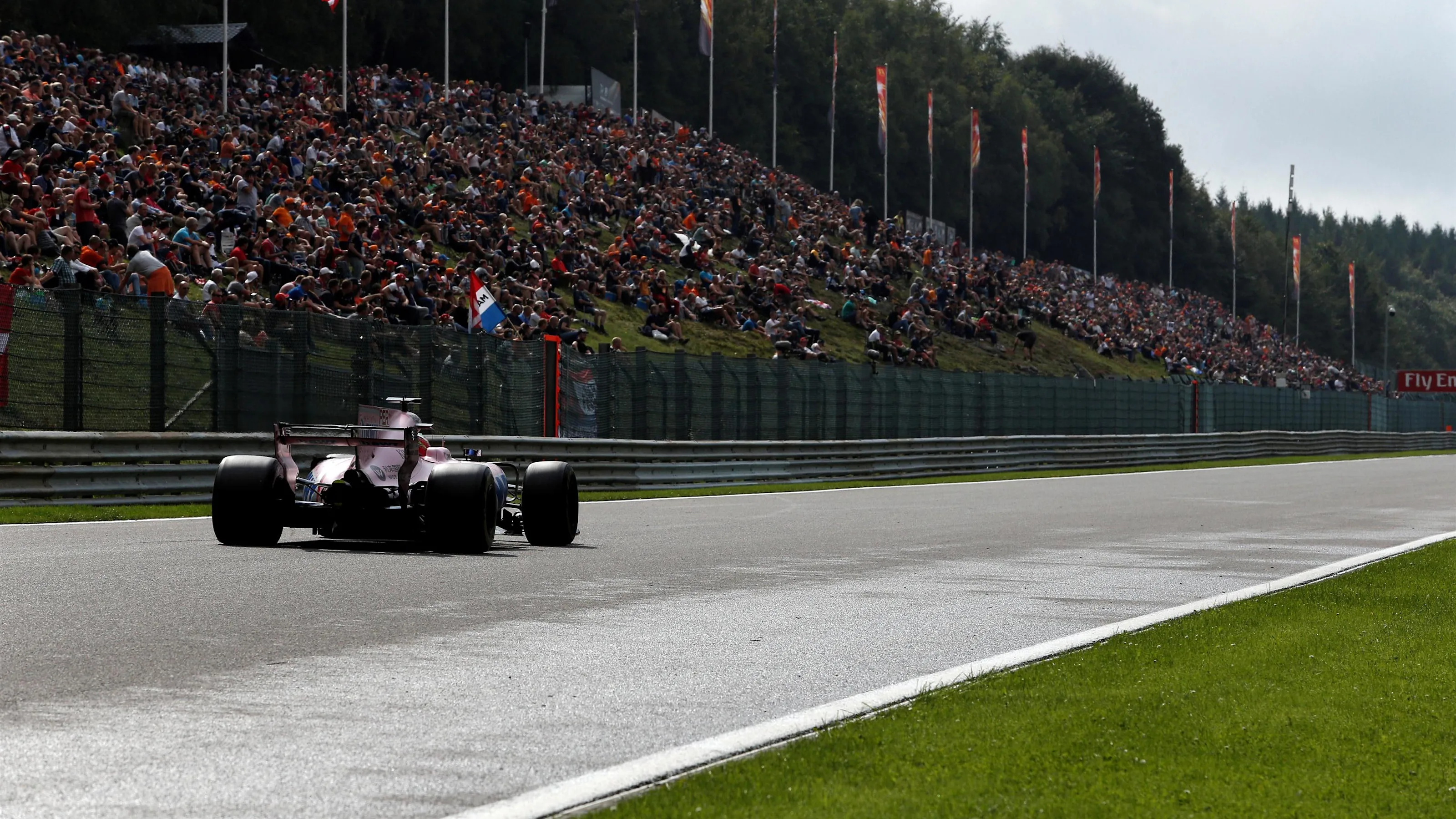 Sergio Perez (MEX) Force India VJM10 at Formula One World Championship, Rd12, Belgian Grand Prix,