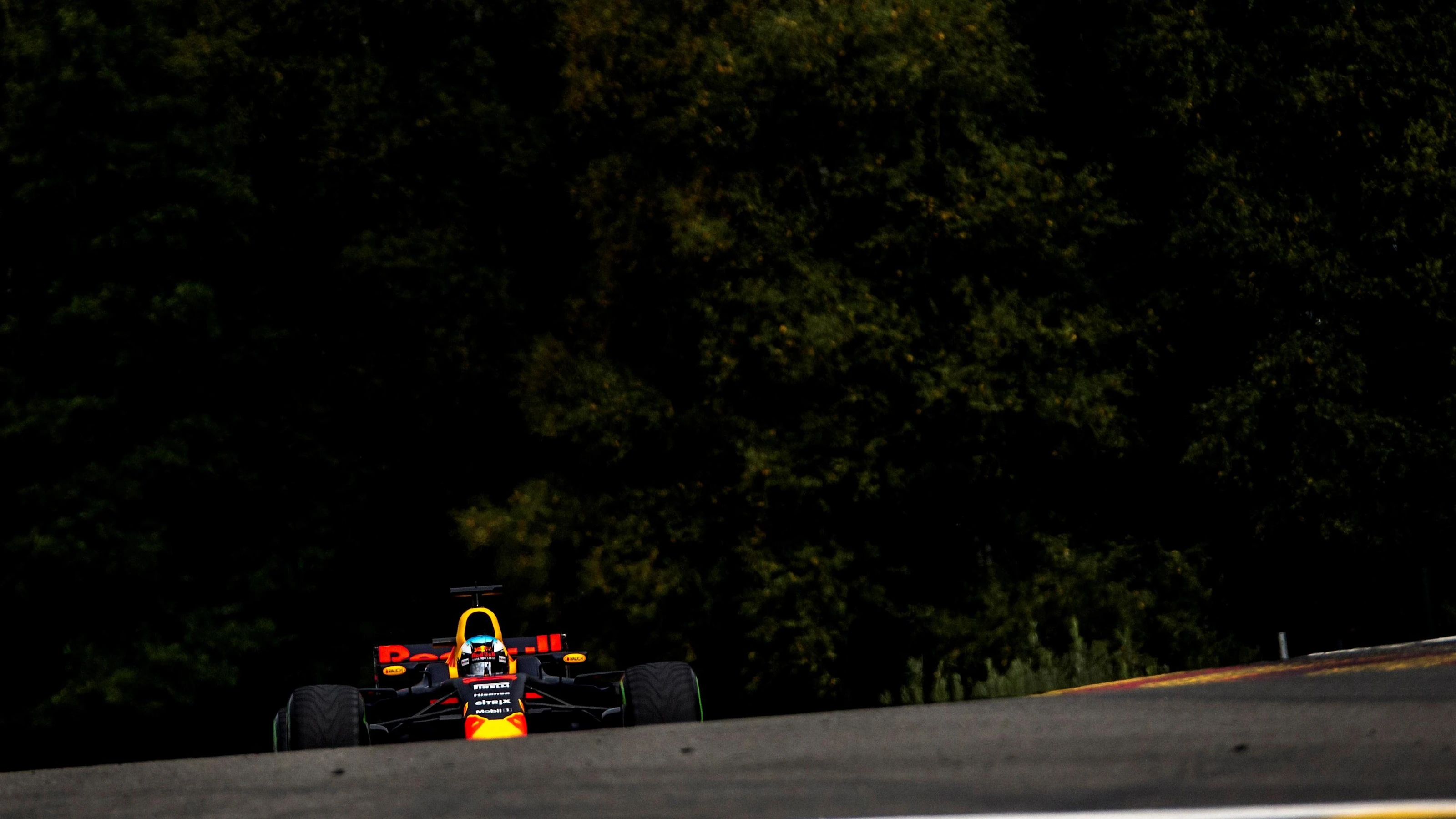 Daniel Ricciardo (AUS) Red Bull Racing RB13 at Formula One World Championship, Rd12, Belgian Grand