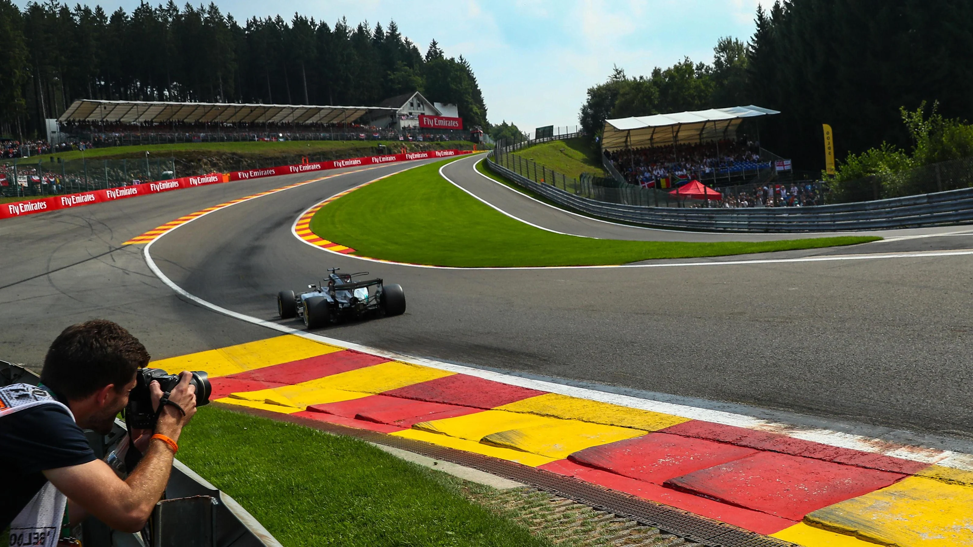 Lewis Hamilton (GBR) Mercedes-Benz F1 W08 Hybrid at Formula One World Championship, Rd12, Belgian