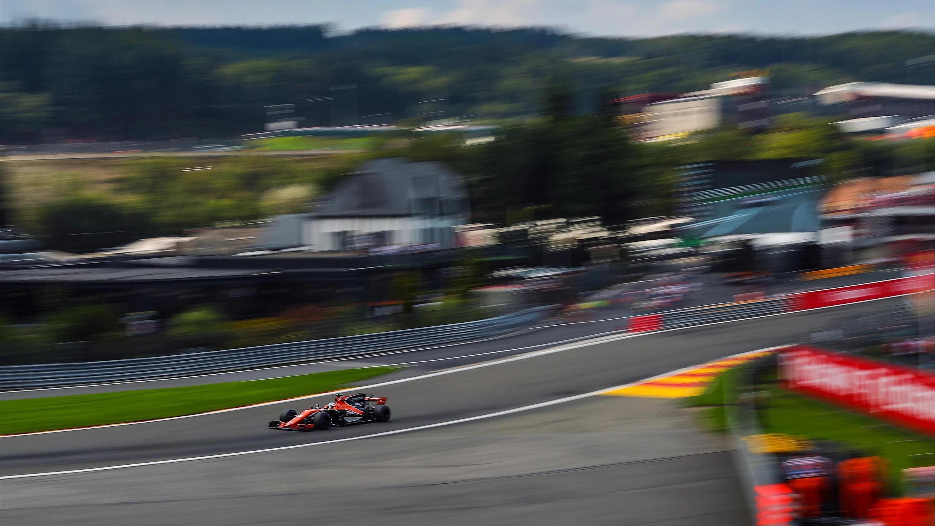 Fernando Alonso (ESP) McLaren MCL32 at Formula One World Championship, Rd12, Belgian Grand Prix,