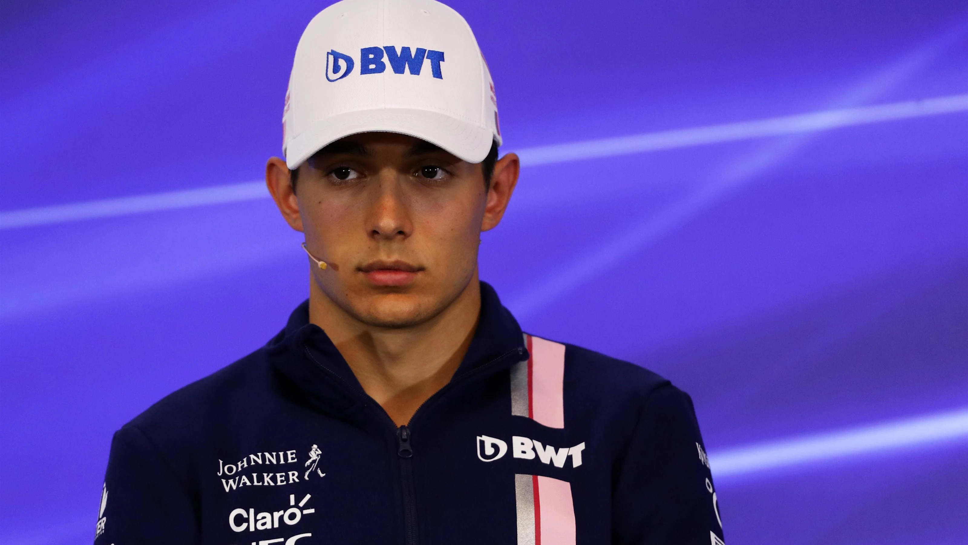 Esteban Ocon (FRA) Force India F1 in the Press Conference at Formula One World Championship, Rd12,